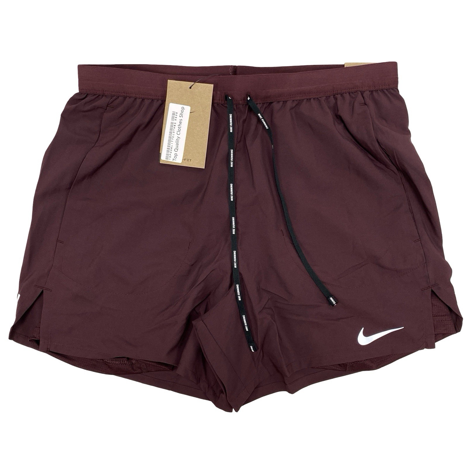 Nike Flex Stride Men’s 5” 2-in-1 Running Shorts Size M Burgundy CJ5467-652