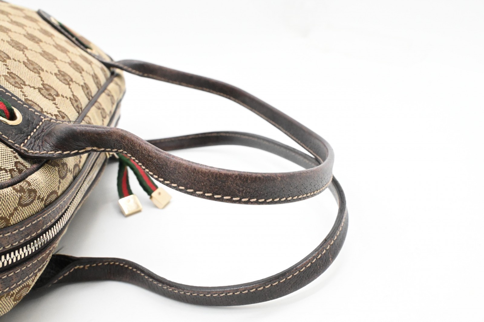 Authentic Gucci GG Canvas Princy Handbag 161720