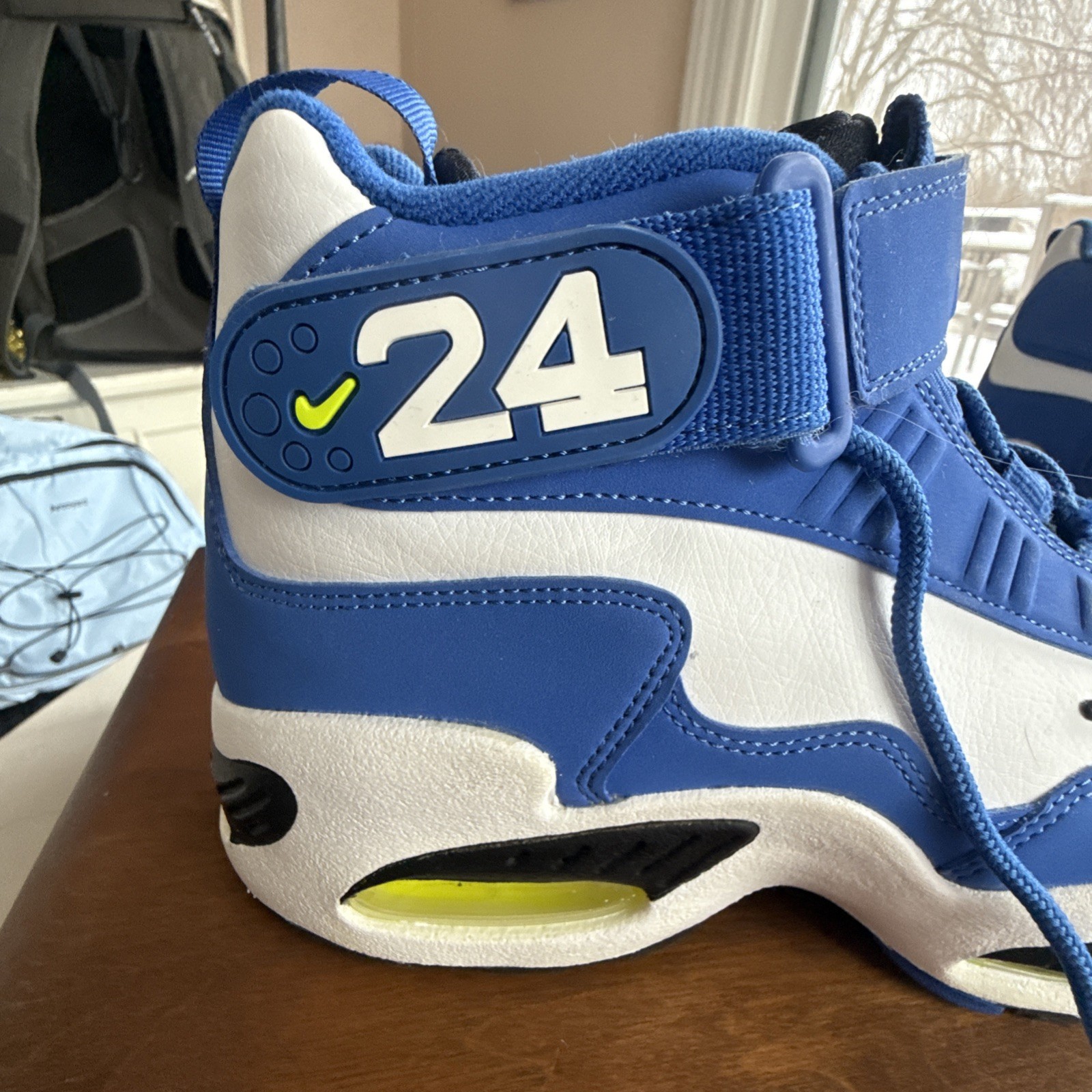 Size 7 Nike Air Griffey Max 1 2021 Varsity Royal White Suede (DJ5161-400)