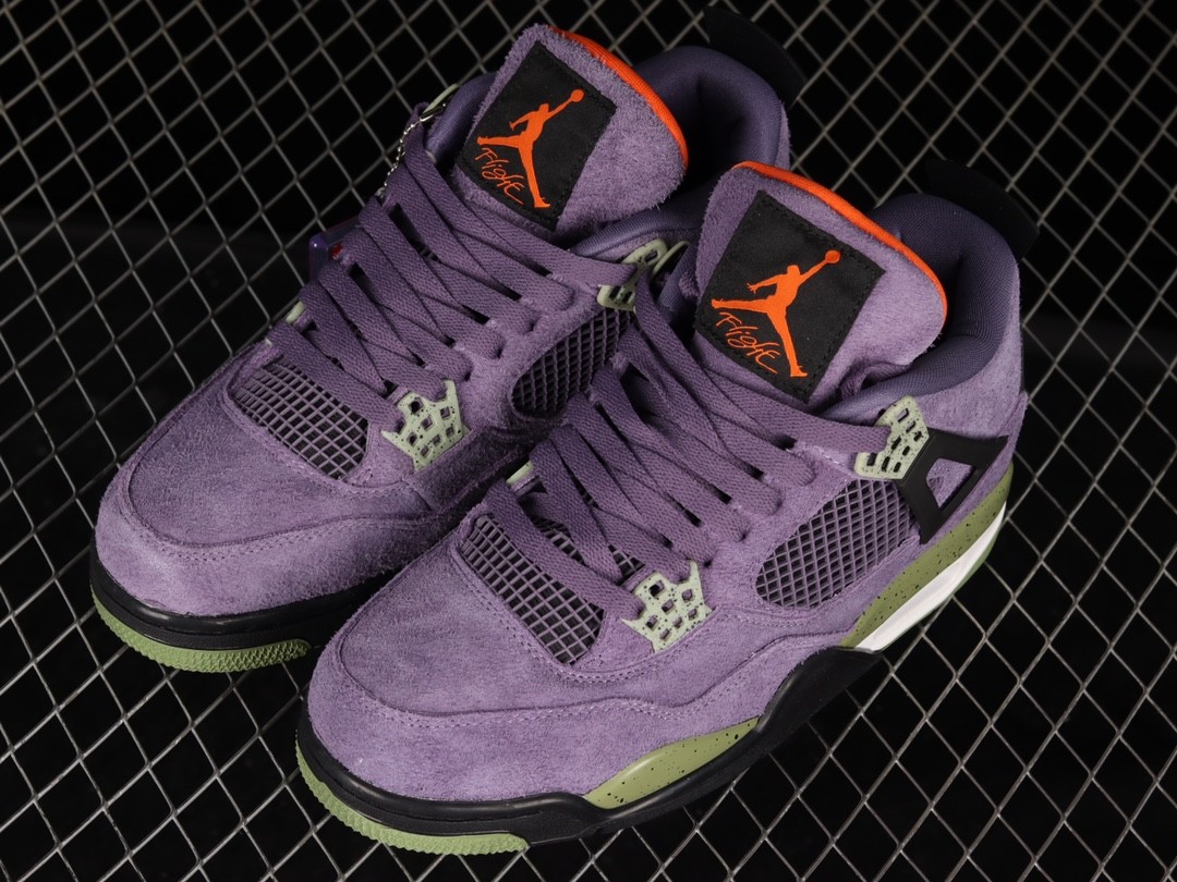 J*rdan4 AQ9129-500 New AJ4 Retro Canyon Purple Men’s Size 4-13