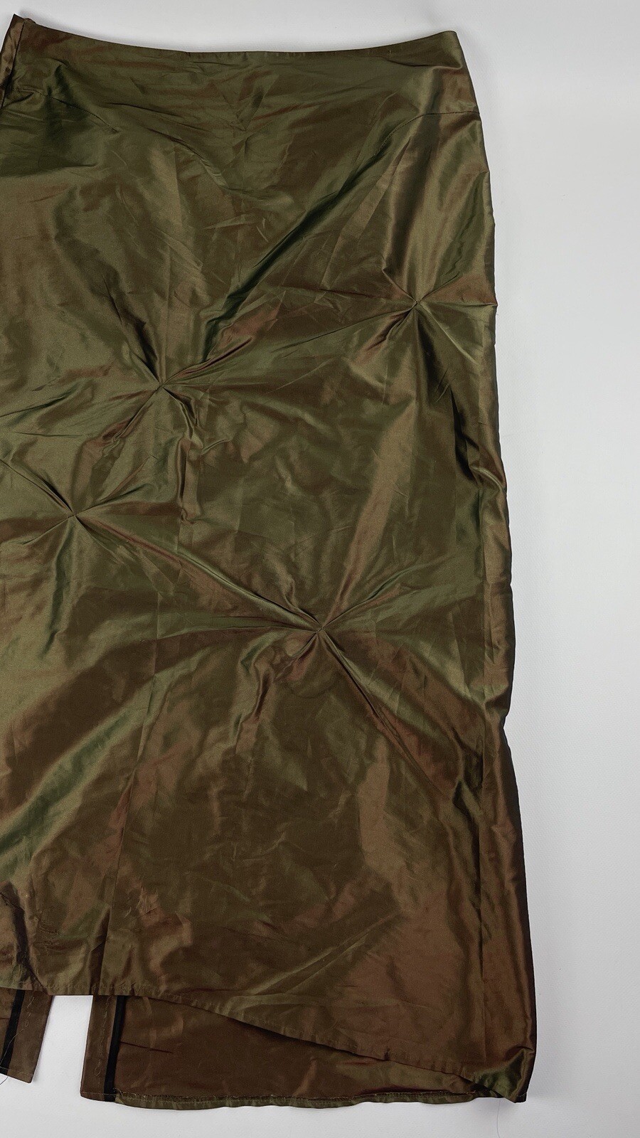 Apanage Avant Garde Olive Maxi Skirt Size 16
