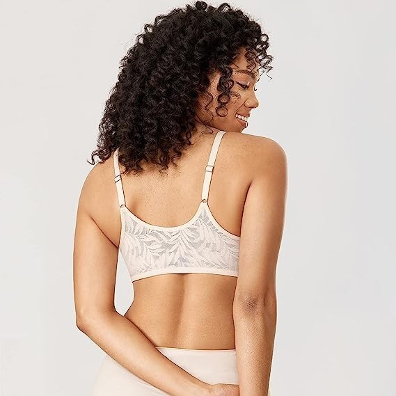 AISILIN Women’s Front Closure Bras Unlined Lace Soft Plunge Sexy Underwire (9)