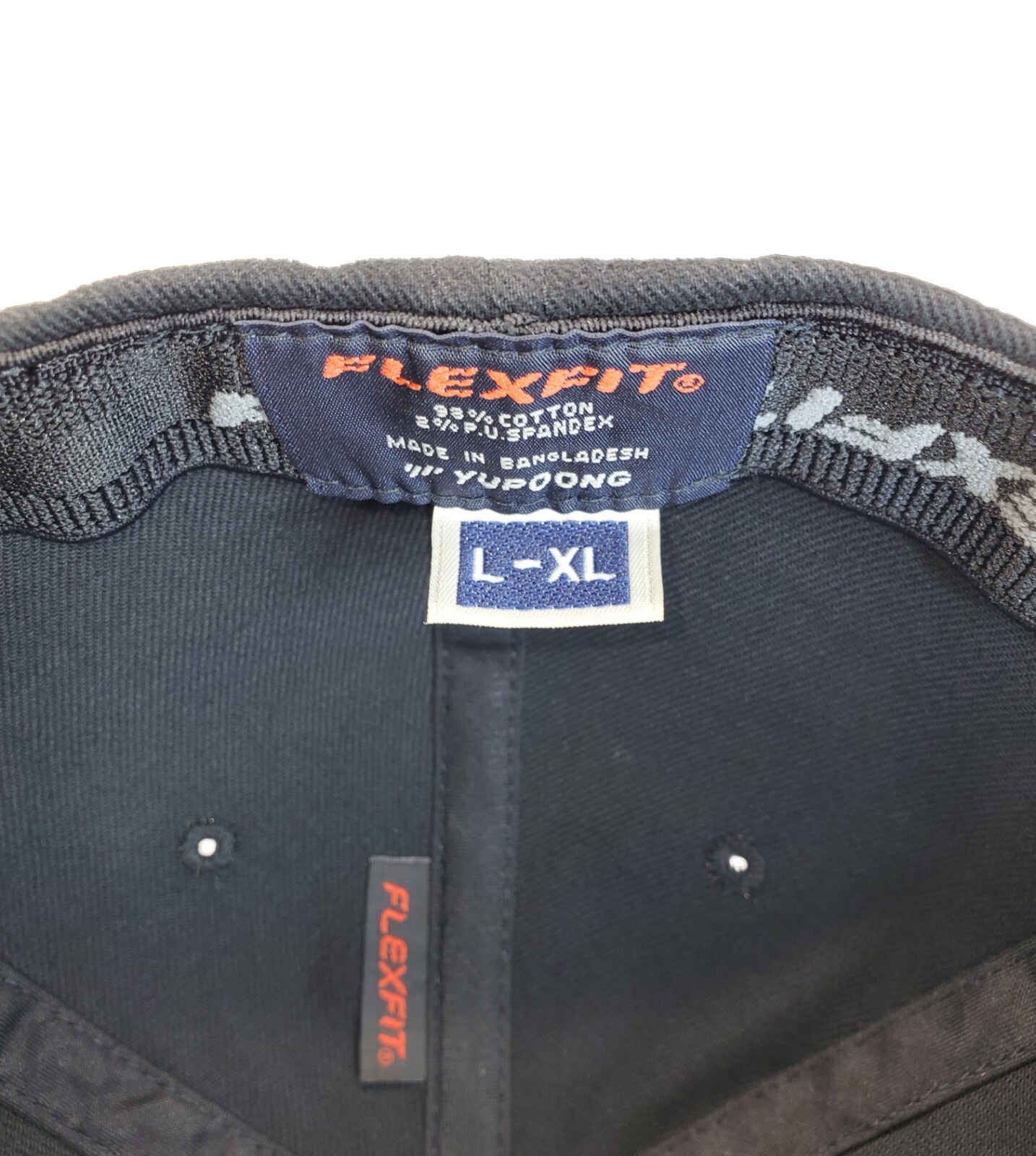 Monster Energy Patch Flexfit 6377 Brushed Twill Hat / Black L/XL 7 1/8″ – 7 5/8″