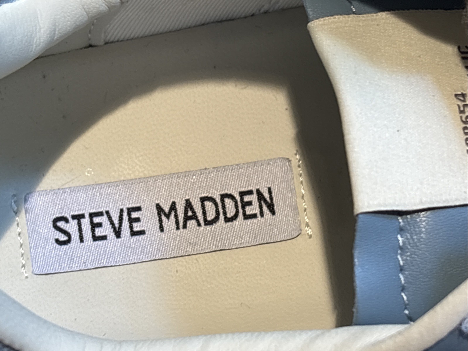 Steve Madden Dixin Leather BLUE Suede GAT Sneakers Trainers 11M-US UK-10 EU-44