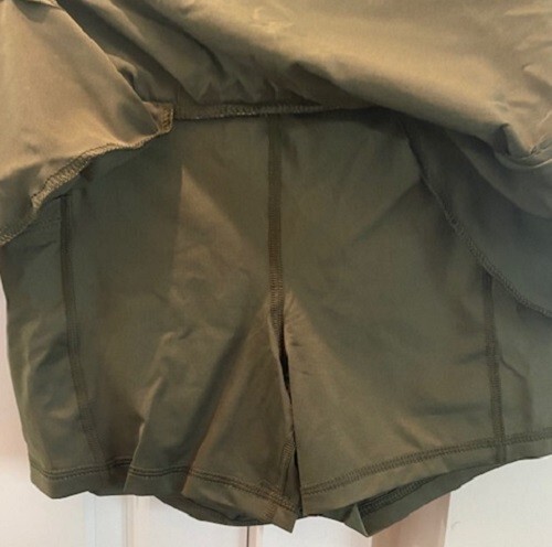 All in Motion Olive Green Athletic Skirt Skort small NWT