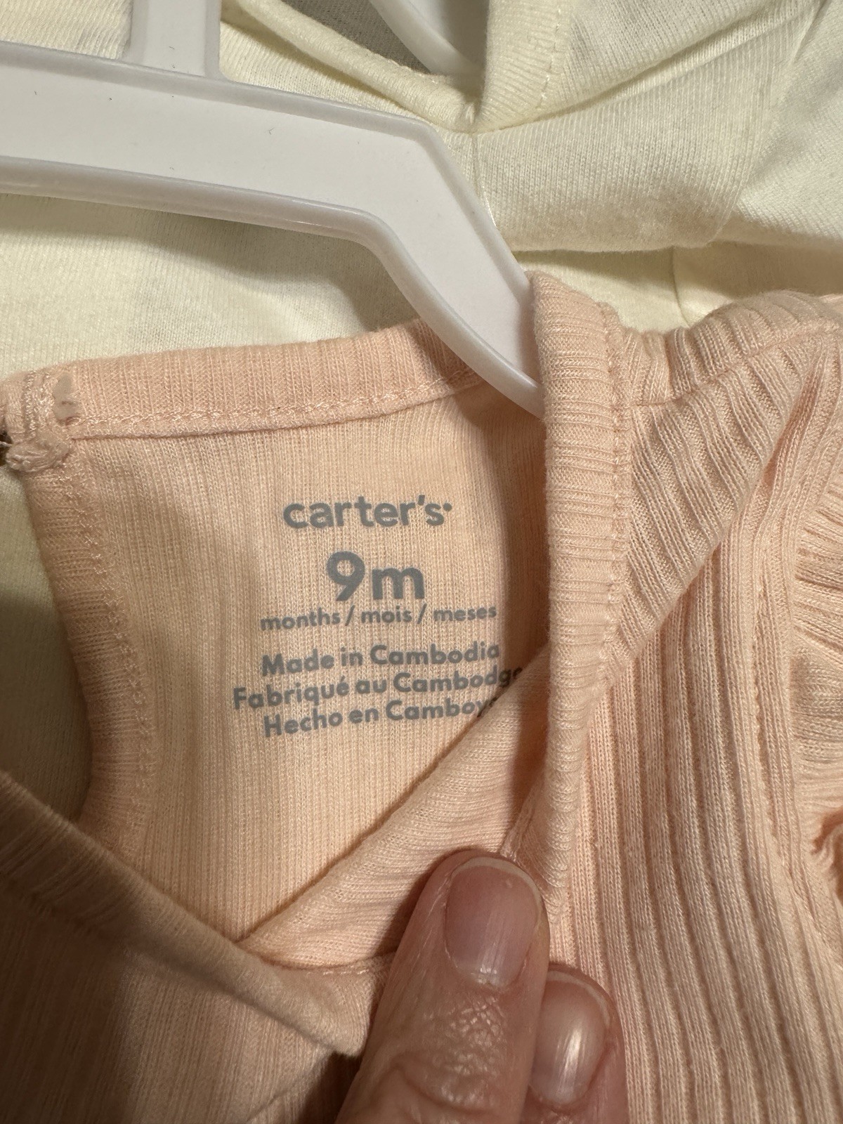 NWT Carter’s Baby 2-Piece BodysuitDress & Cardigan Set 9 Months