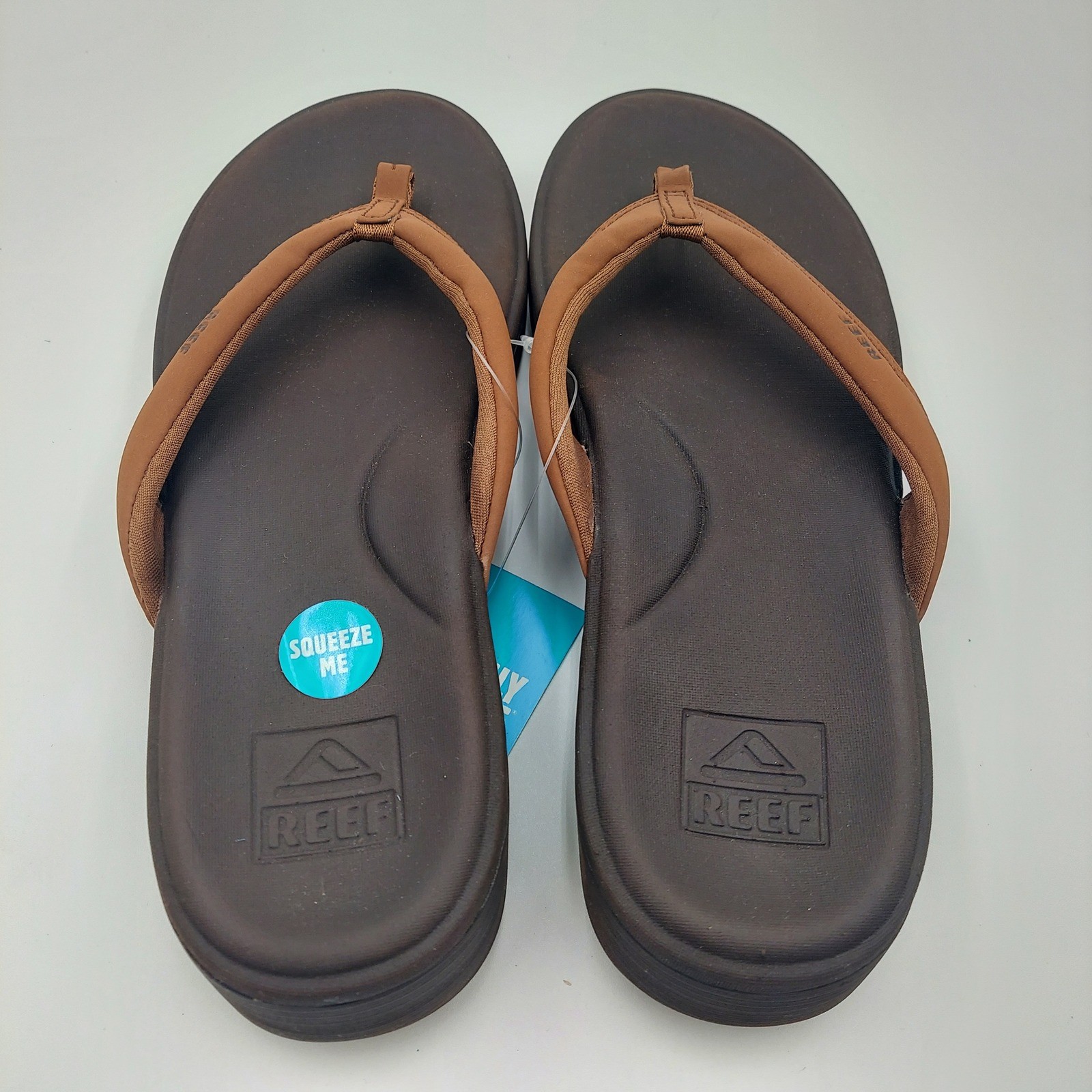 Reef Cushion Cloud Flip Flops Womens Size 11 Espresso Brown New CJ3634-110-M