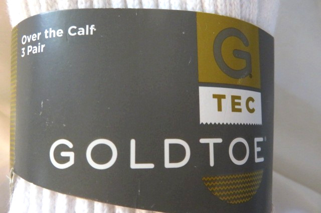 NIP Men’s Gold Toe White Over The Calf Athletic Socks-3 Pair-Shoe size 6-12 1/2