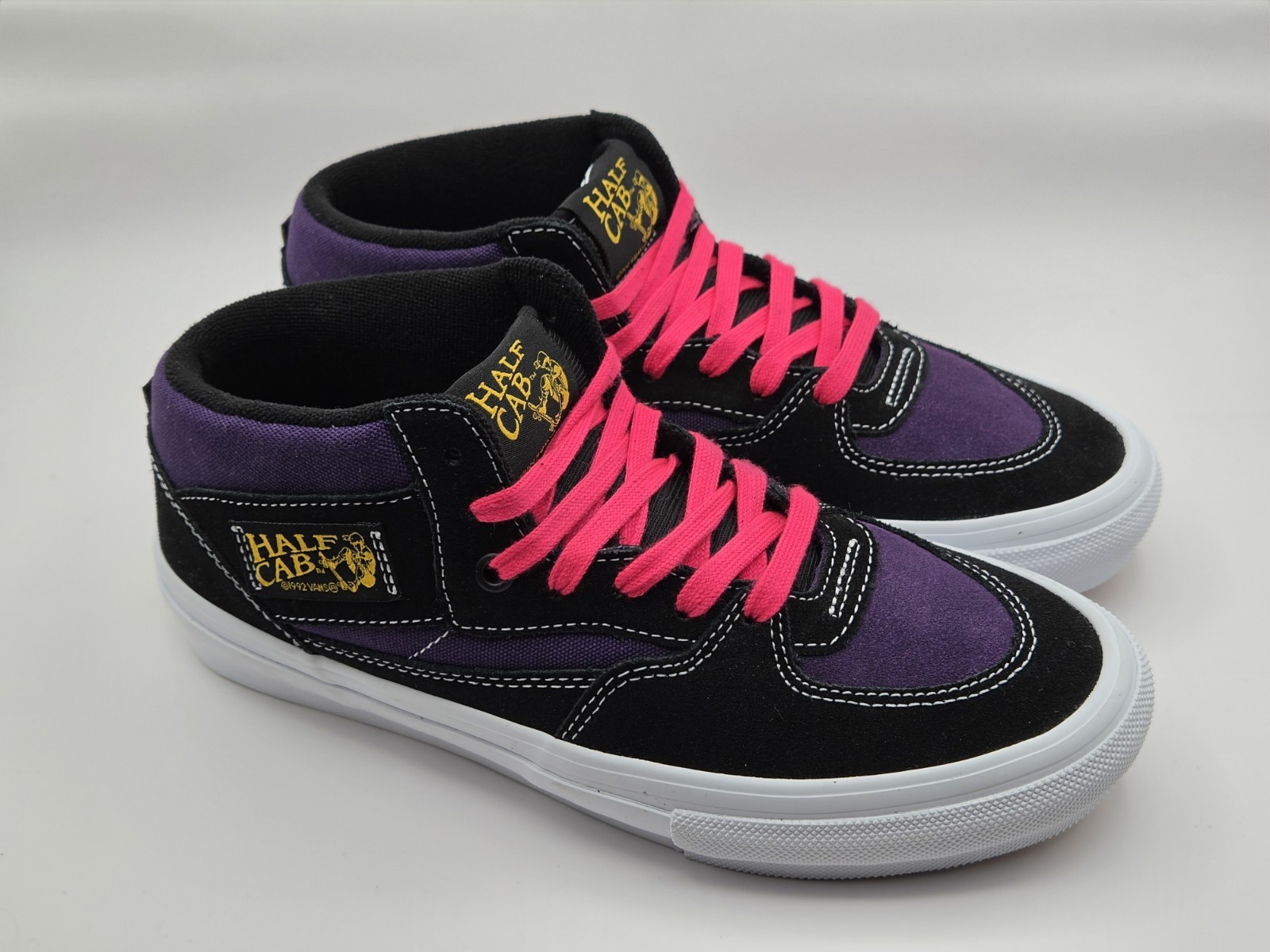 Vans Skate Half Cab Black Purple Size 7 Mens VN0A2Z34B5P New No Box