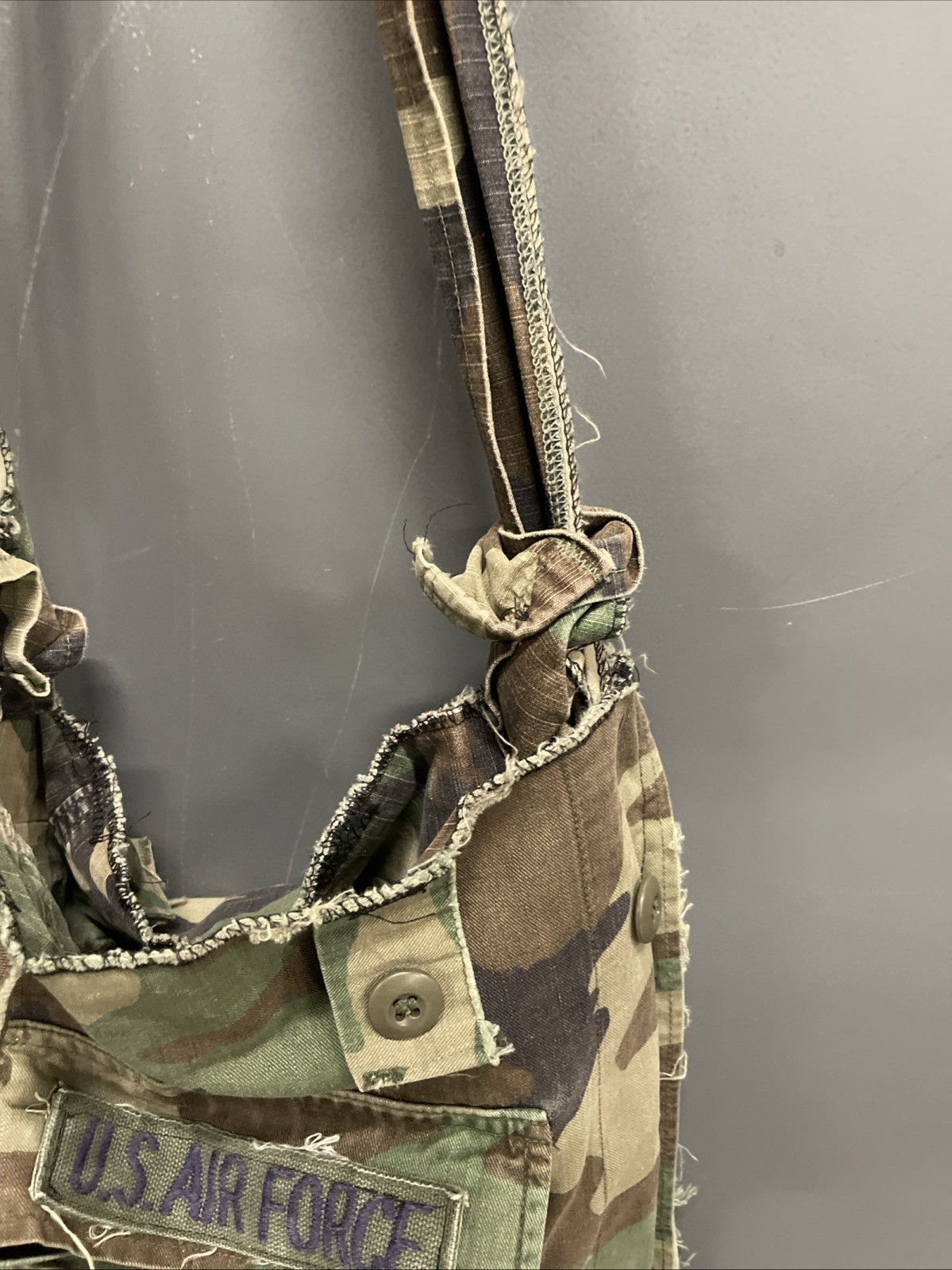 US Air Force Uniform Fabric Tote Bag