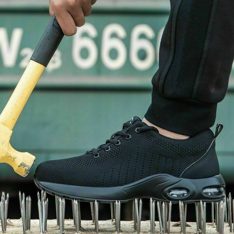 Mens Work Sneaker Walking Indestructible Steel Toe Safety Shoes Hiking summer US