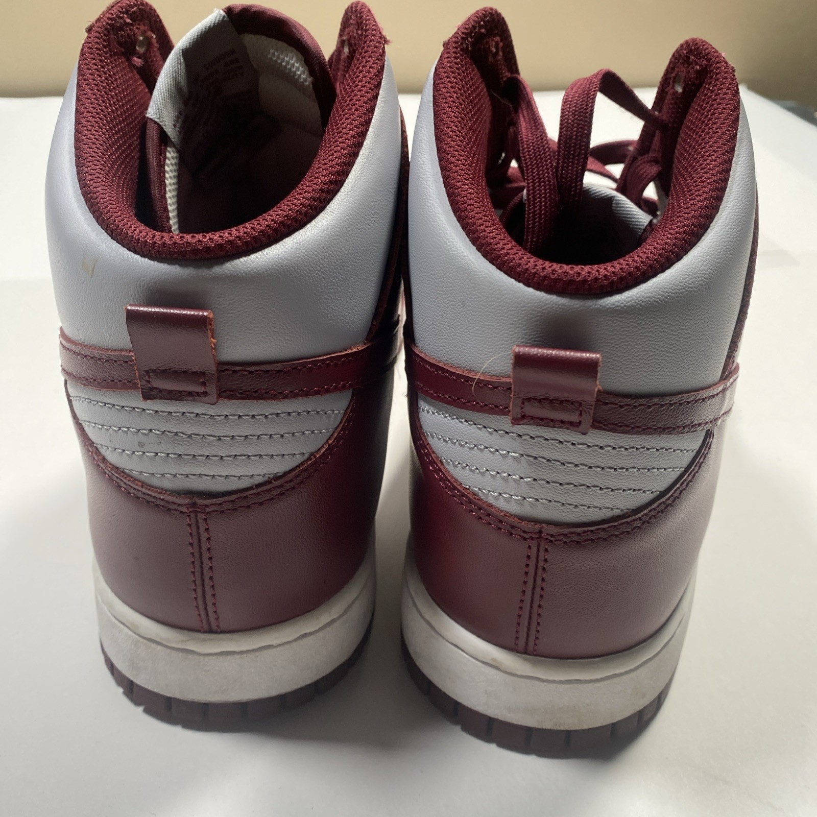 Nike Sz. 12 – Dunk High Retro Dark Beetroot Maroon Red Grey DD1399-600 Good