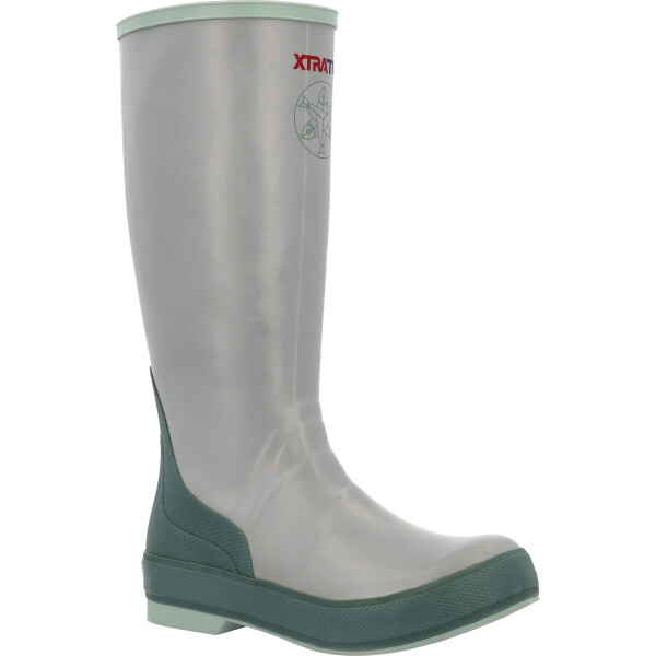 Xtratuf Women’s 15 in Legacy Boot – Grey/Dark Forest/Octopus Print XWL1OP