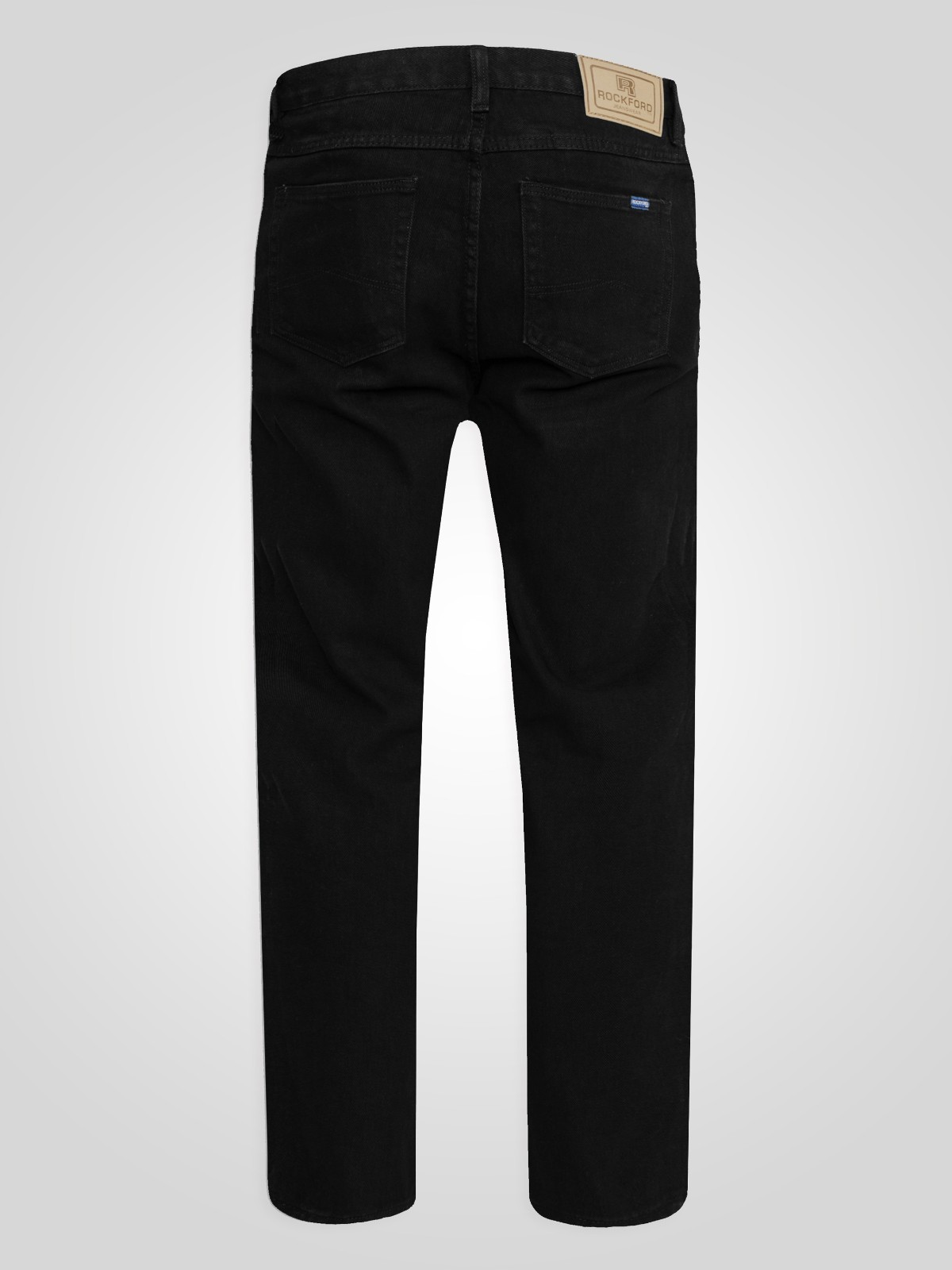 Rockford Mens Black Denim Jeans Comfort Fit 30″ 32″ 34″ 36″ 38″ 40″ (RJ320)