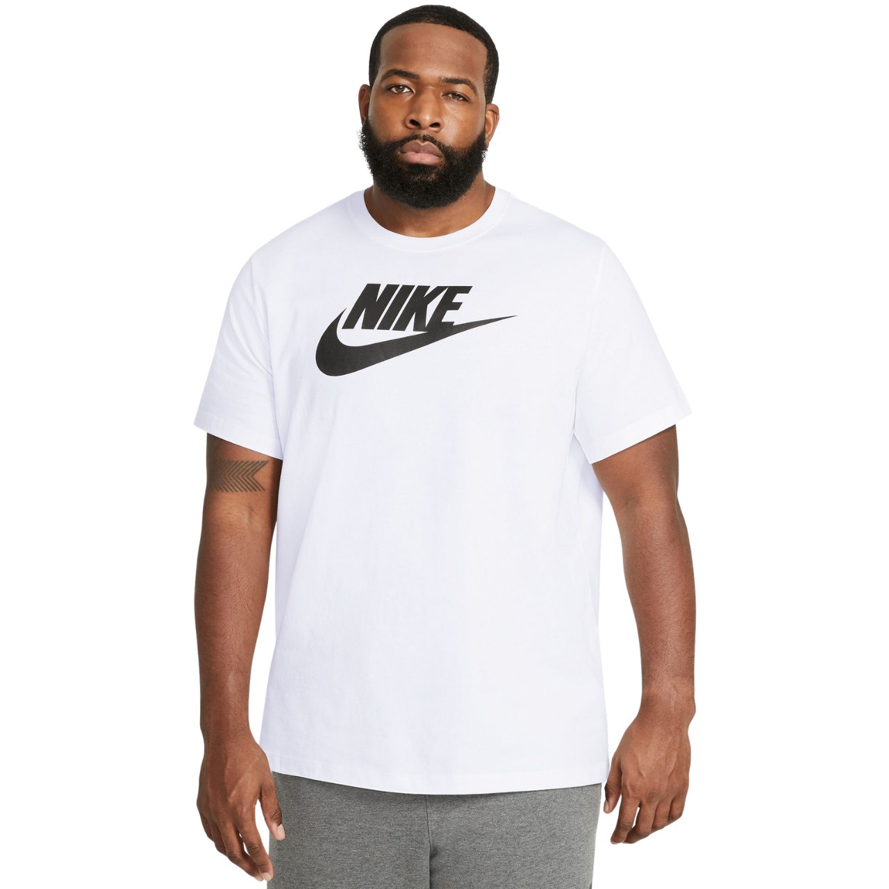 Koszulka męska Nike Tee Icon Futura biała AR5004 101 S