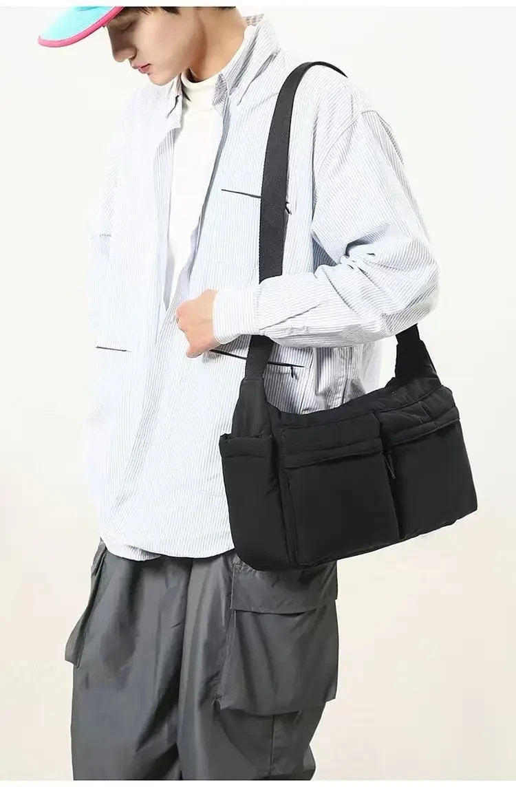 Uniqlo Multi Pocket Shoulder Bag 2 Colors Handbag For Men Messenger Bag
