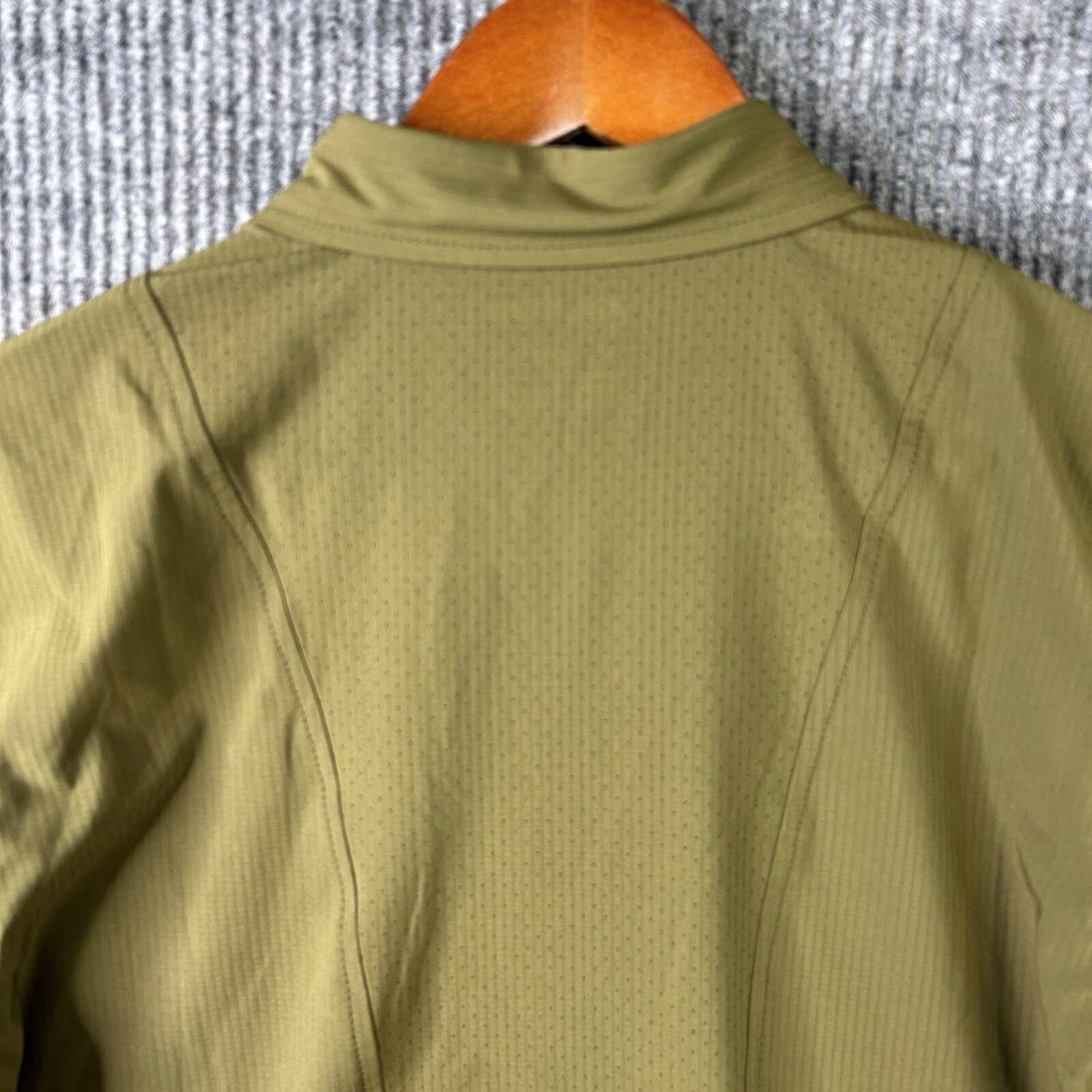 Dickies Button Shirt Mens Medium Temp IQ Green Performance Work