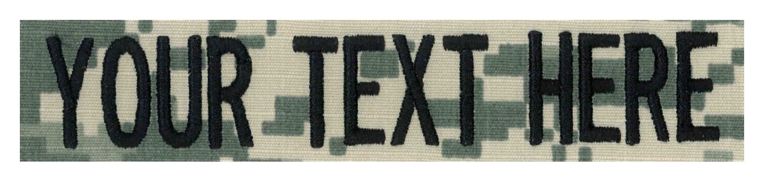 Regulation Military Name Tapes 1″x5″, Tactical & with LOGO – Made in the USA!!!