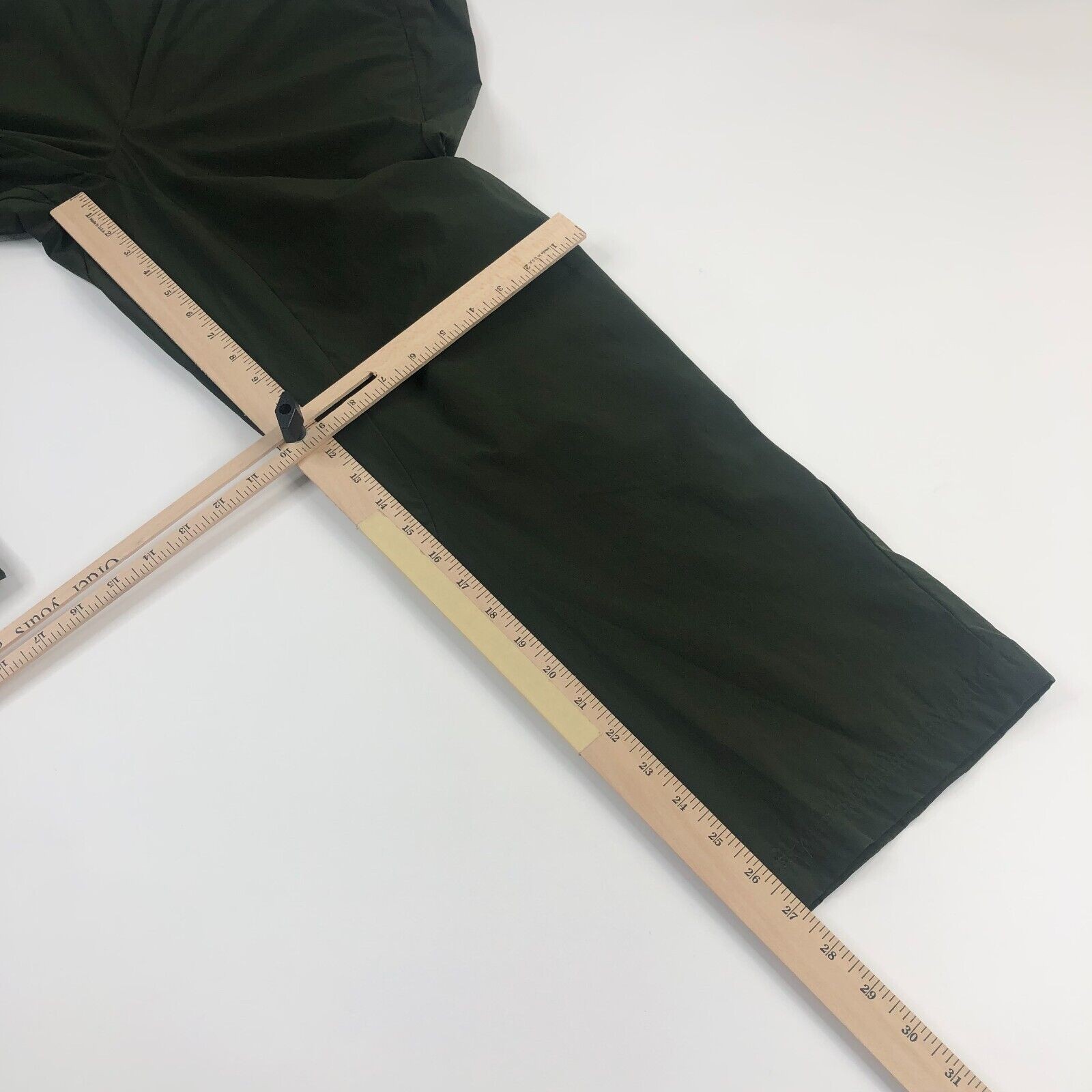 Paskho Lightweight Casual Green Outdoor Tech Pants Large (36×27) Zipper Pockets