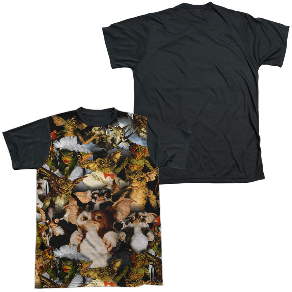 Gremlins 2 Pack Of Gremlins Adult Halloween Costume T Shirt (Black Back), S-3XL