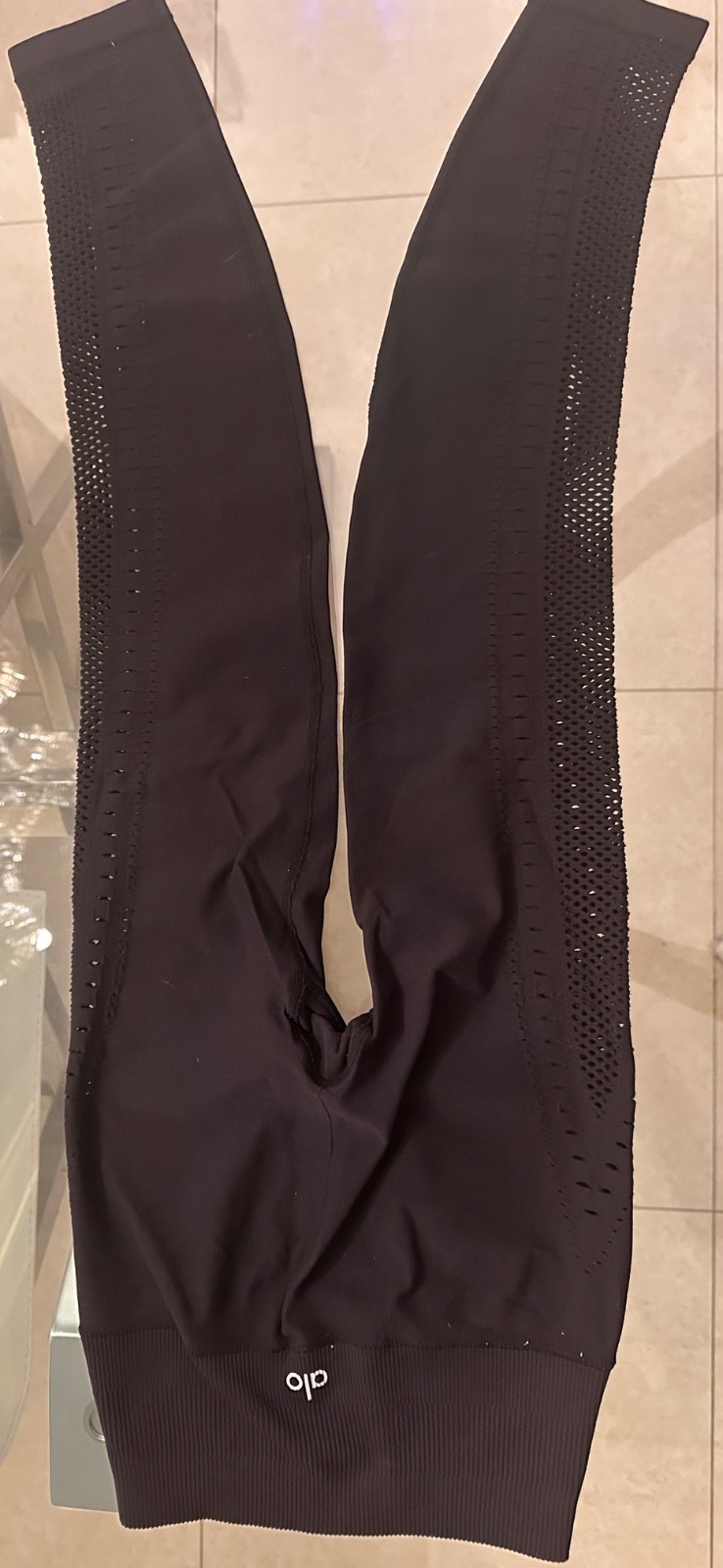 ALO BLACK XS LEGGINGS