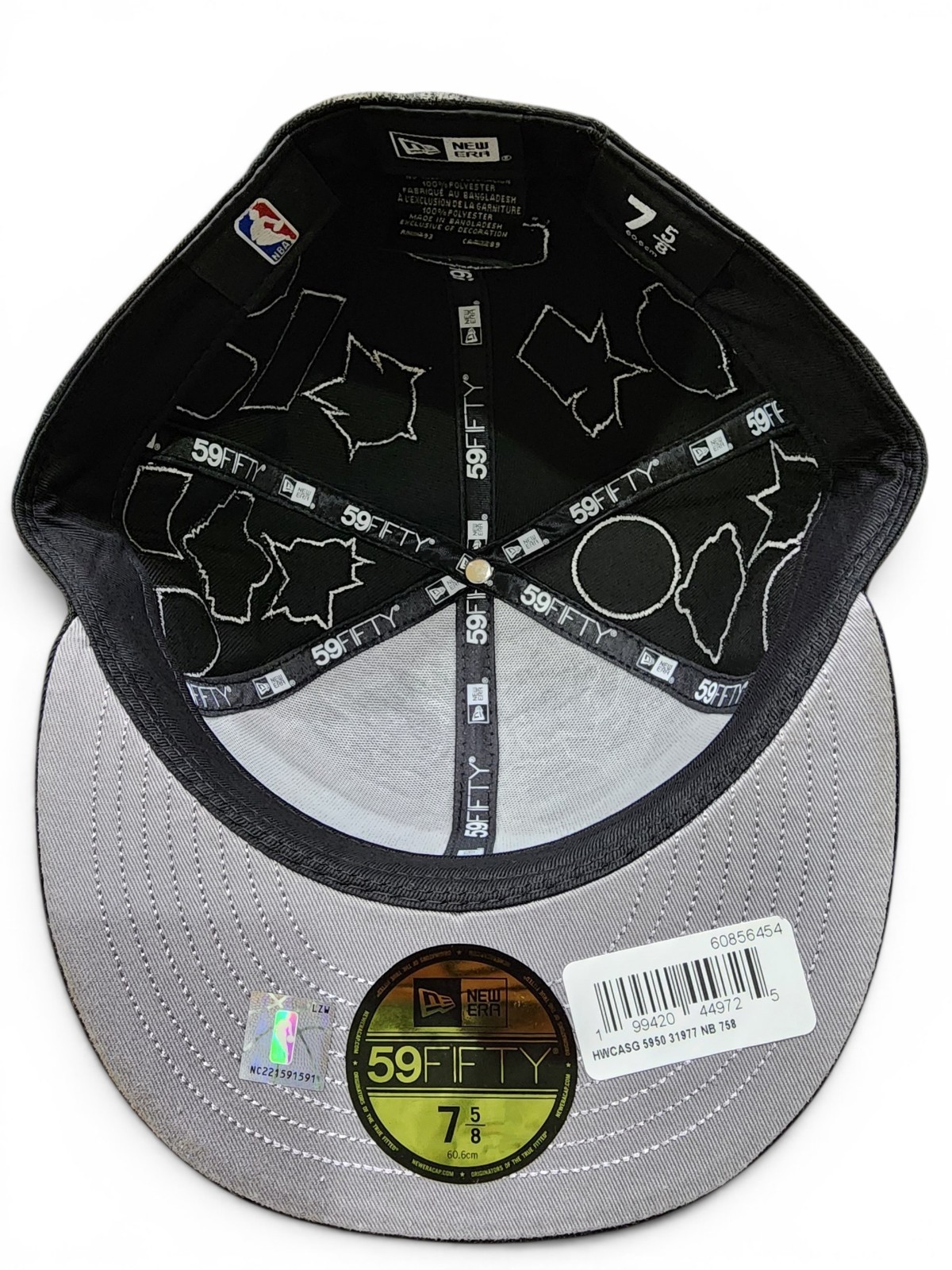 NBA SERIES New Era 59fifty Fitted Hat EXCLUSIVE AND CUSTOM MADE LIMITED