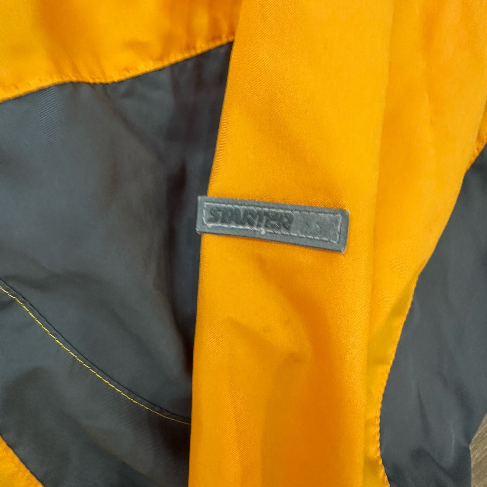 90s Vintage Starter, Yellow Zip Up Windbreaker Jacket XL – EUC