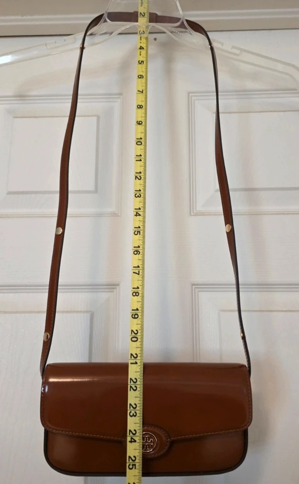 Tory Burch Robinson Spazzolato Convertible Shoulder Bag