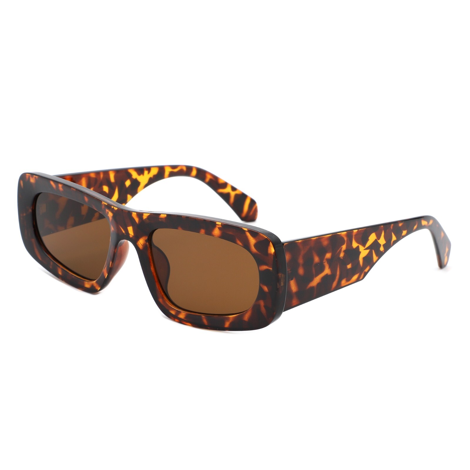 Unisex Retro Rectangle Narrow Sunglasses – Square Shades with 100% UV Protection