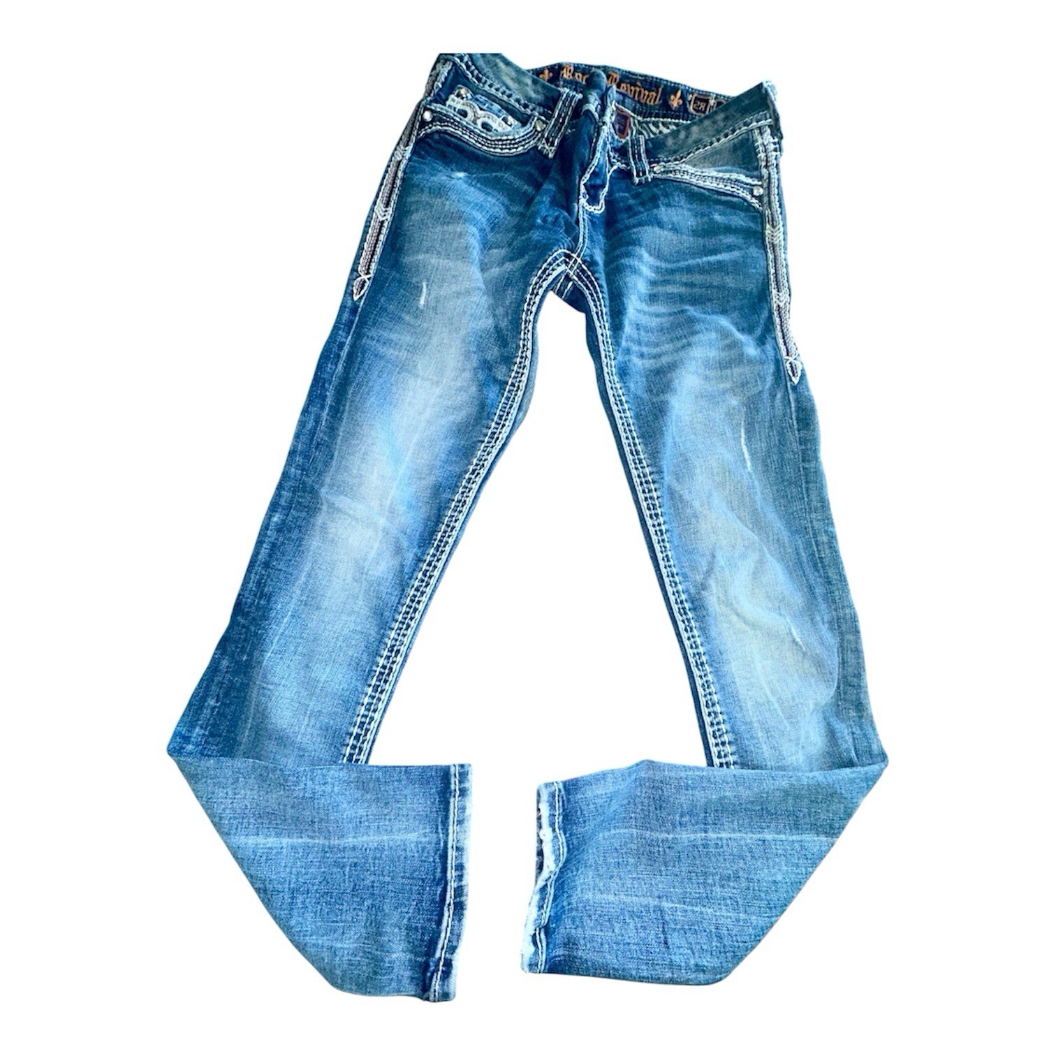 Rock Revival Mcbling Dianeya Ankle Skinny Jeans Size 28