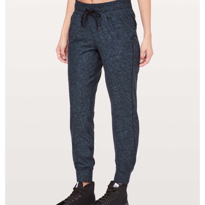 Lululemon Ready to Rulu Jogger Heathered True Navy Black W5BCJS Size 4