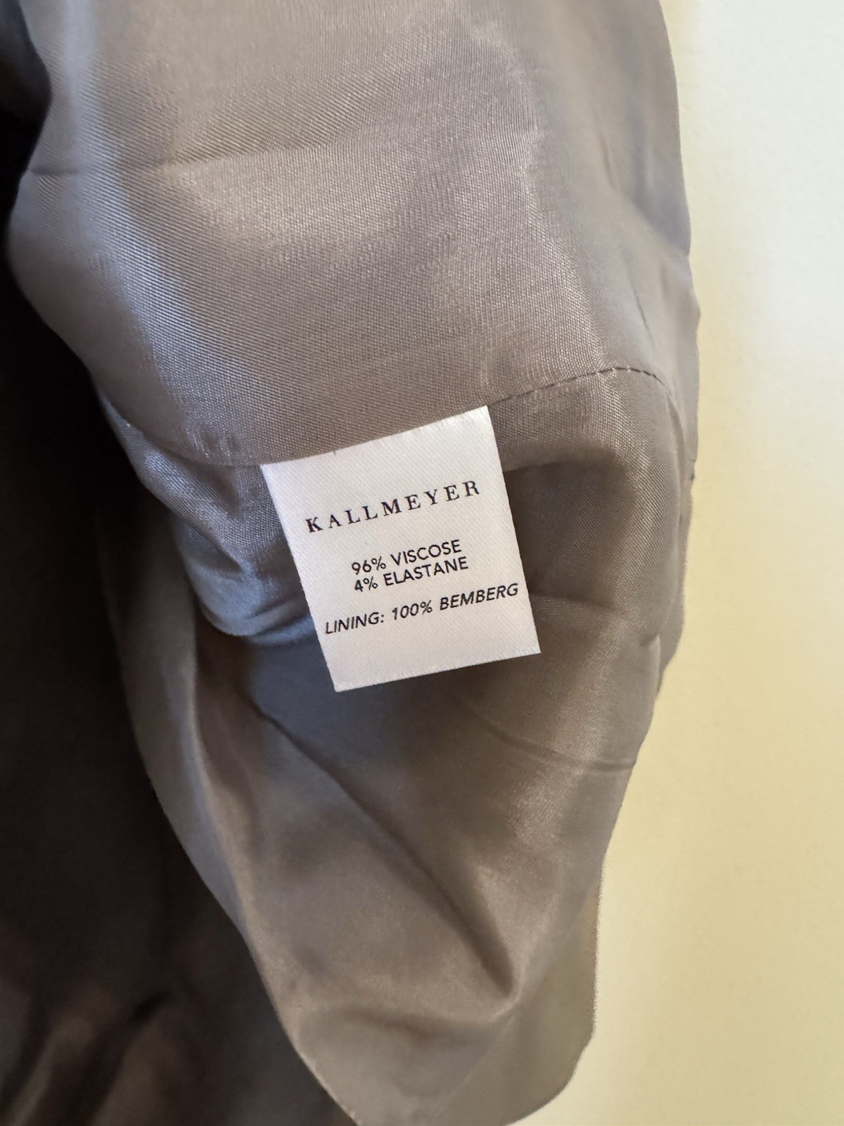 Kallmeyer New Jamie Scarf Blazer Jacket Viscose Cady Size 0
