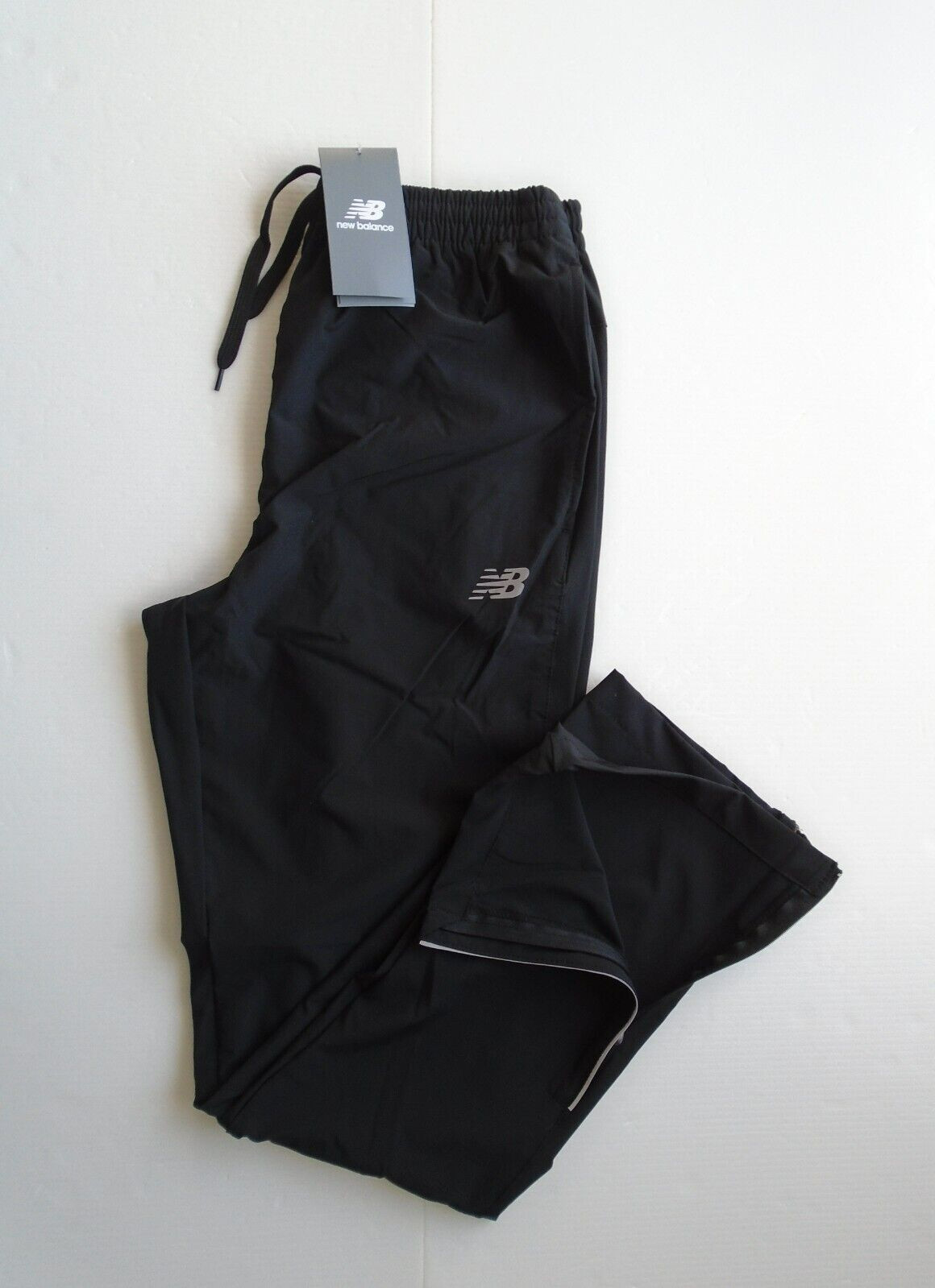 NEW BALANCE All Motion JOGGERS Mens Running Pants Black w/Back Pkt. Sz. S,M,L