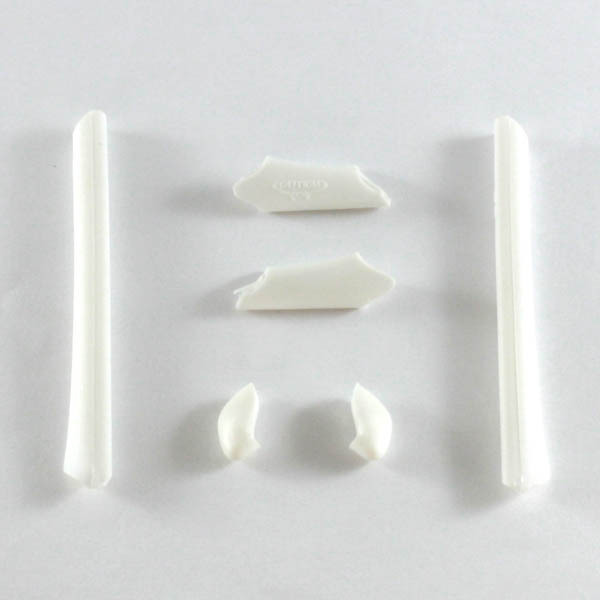 New Walleva White Earsocks/Nosepads For Oakley Half Jacket
