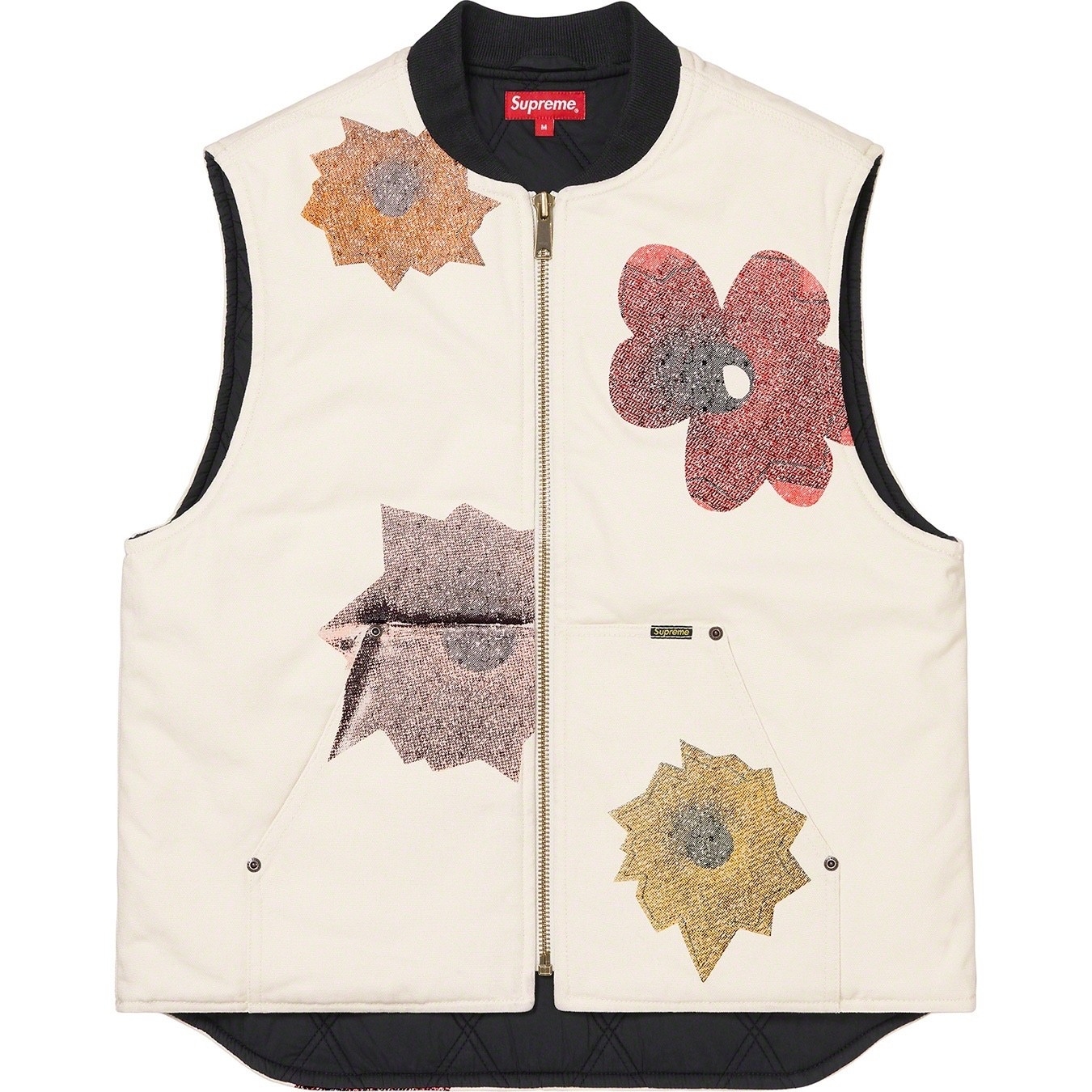 Supreme x Nate Lowman Bullet Flower Work Vest – LARGE (Spring/Summer 2022)