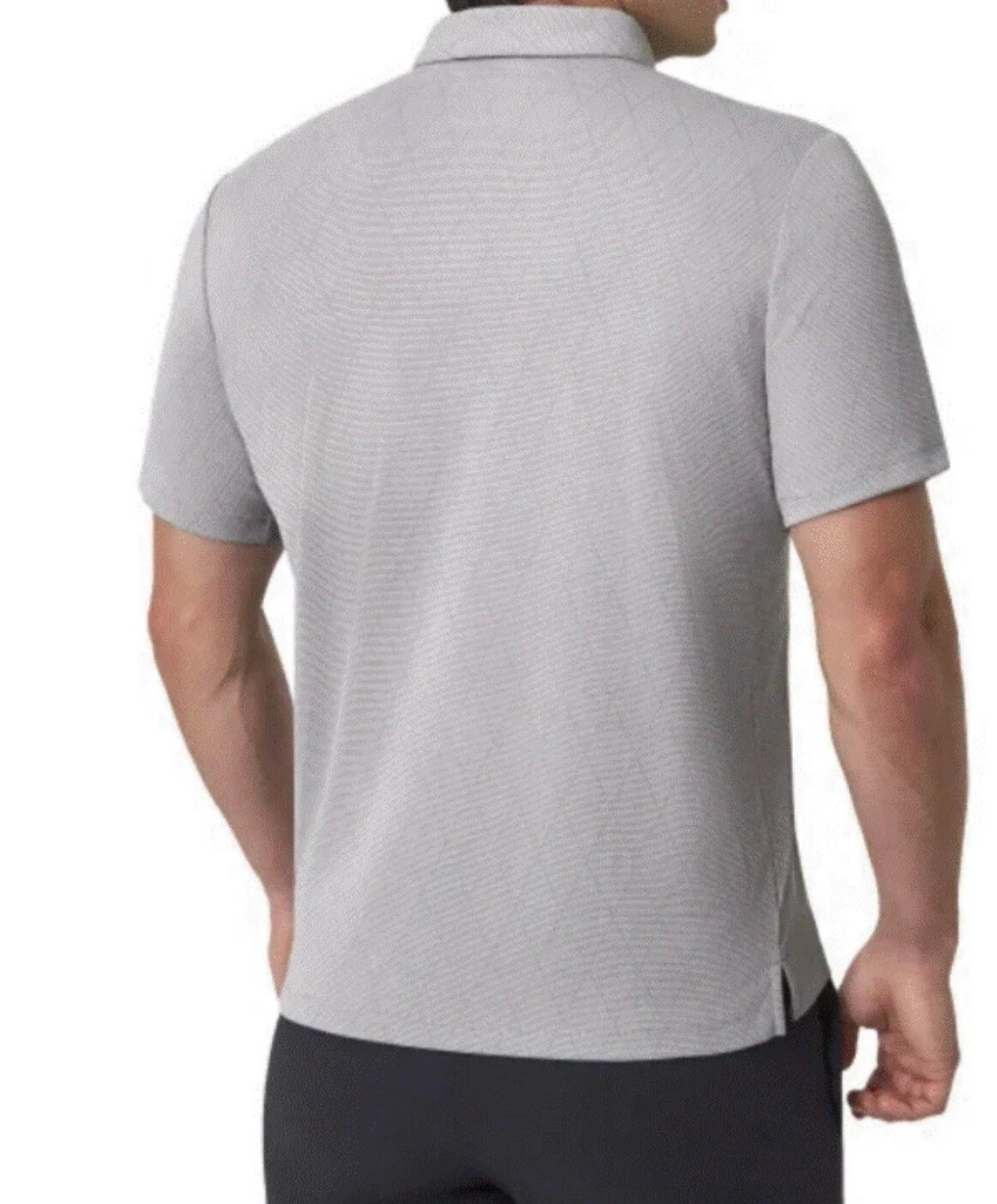Modern Ambition Men’s Short Sleeve Polo Shirt, Gray, Size XL