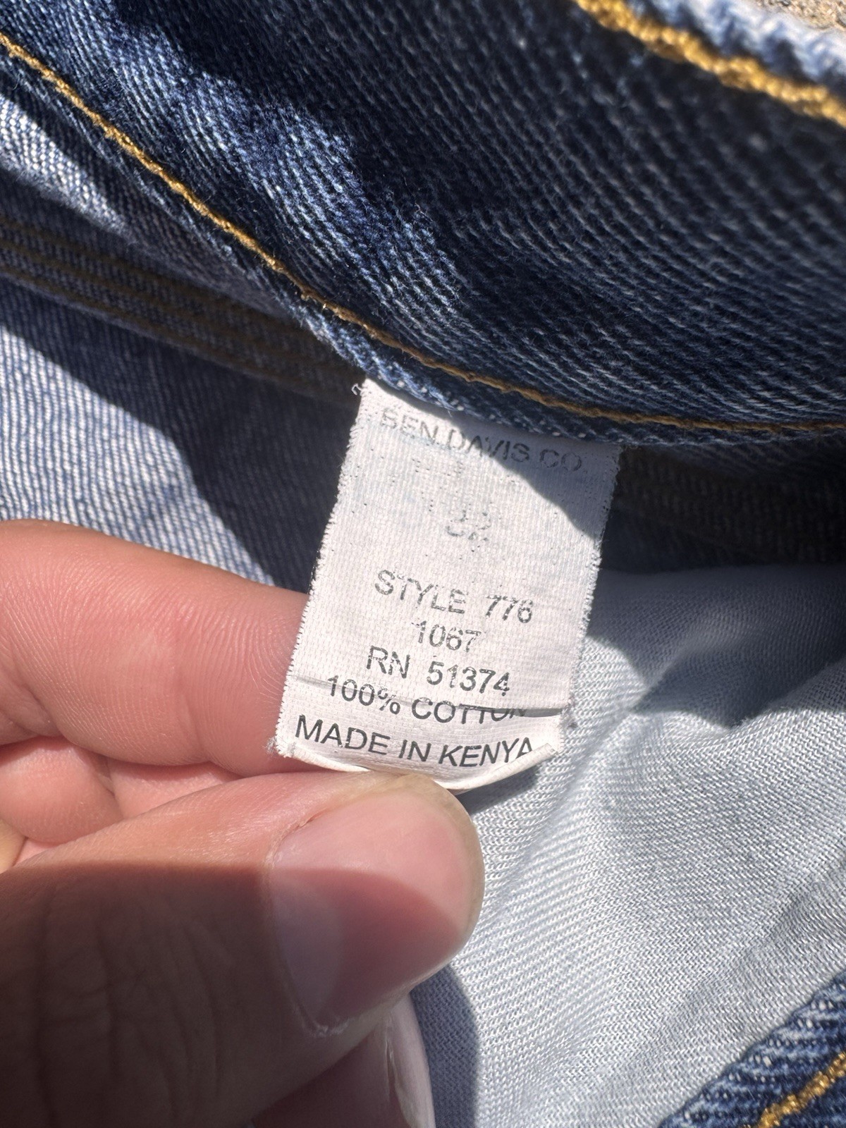 Ben Davis Carpenter Jeans Faded Indigo 31×29