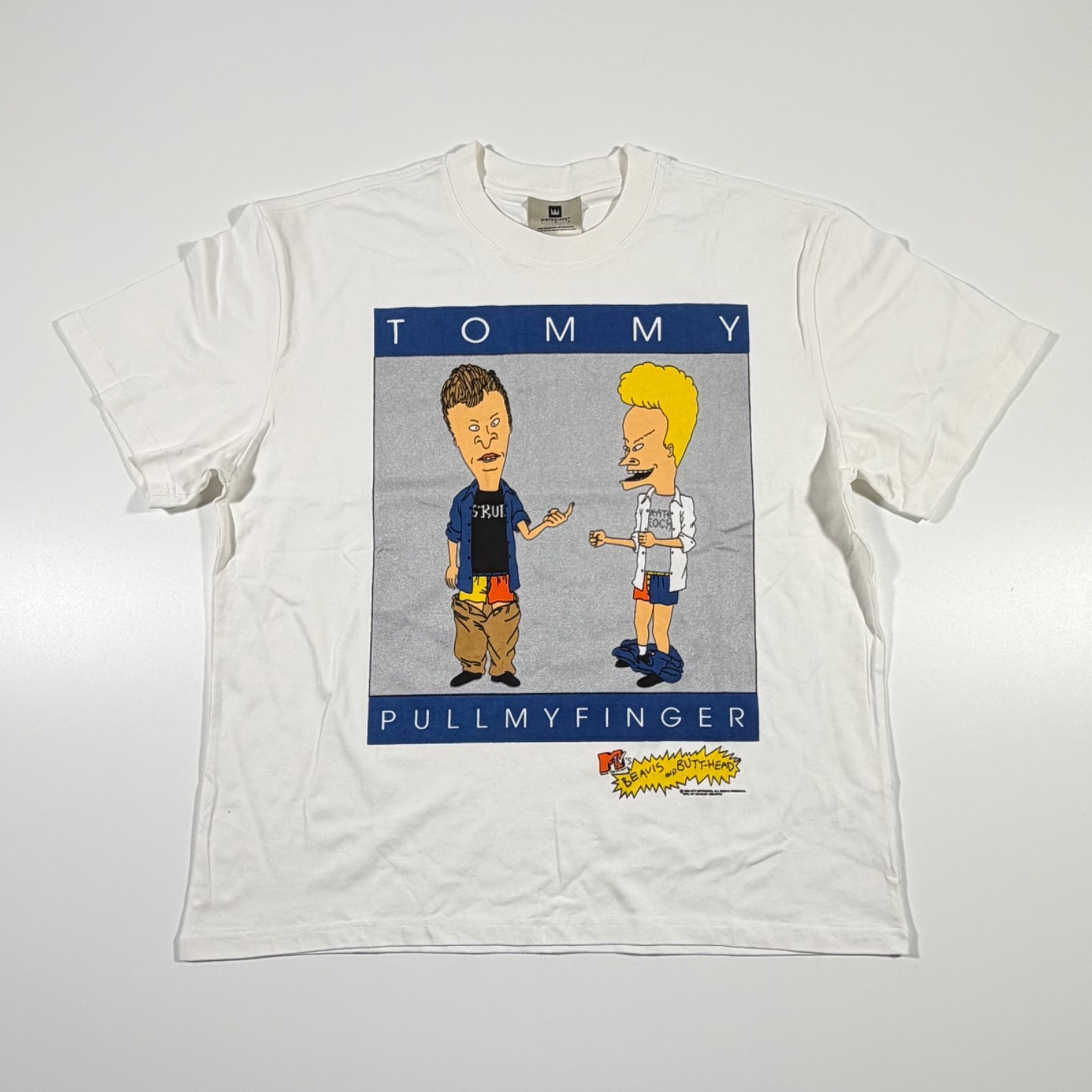 Vintage Beavis And Butthead Tommy Shirt L Winterland Pull My Finger
