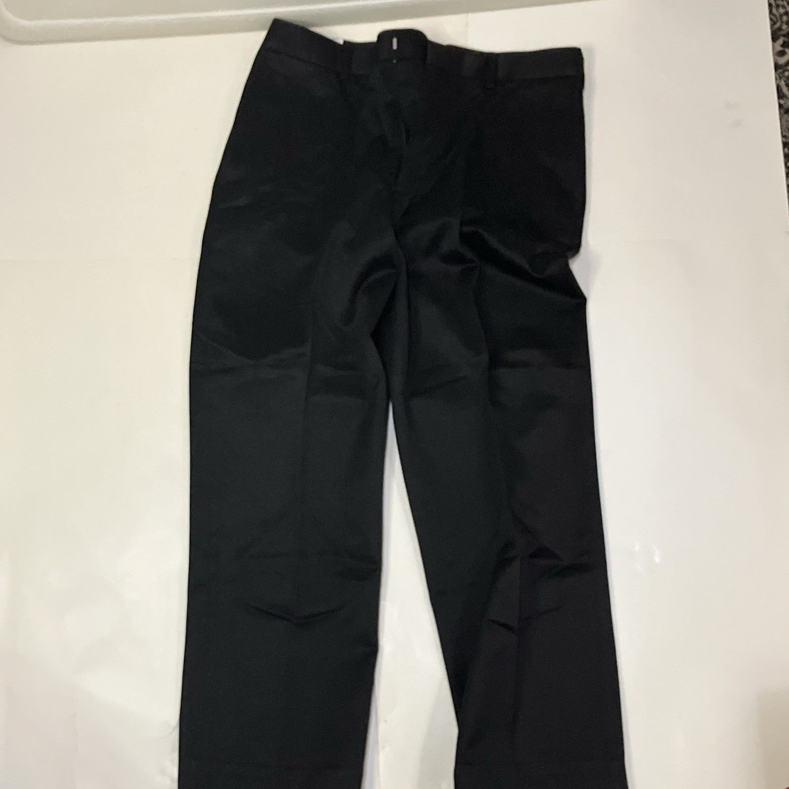 Perry Ellis Portfolio Men’s Black Cotton Twill Dress Pants 32W Straight Leg
