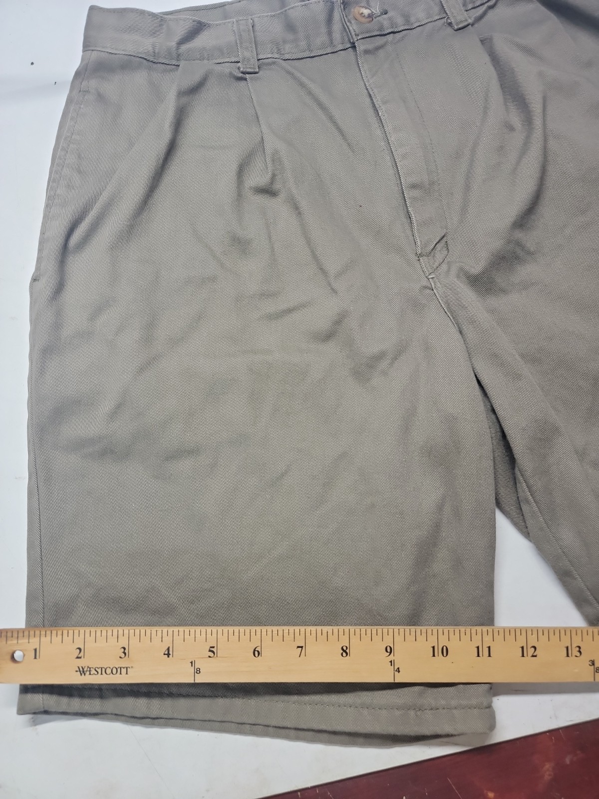 Duckhead Mens Shorts Grey Sz 34 Button Amd Zipper Closure