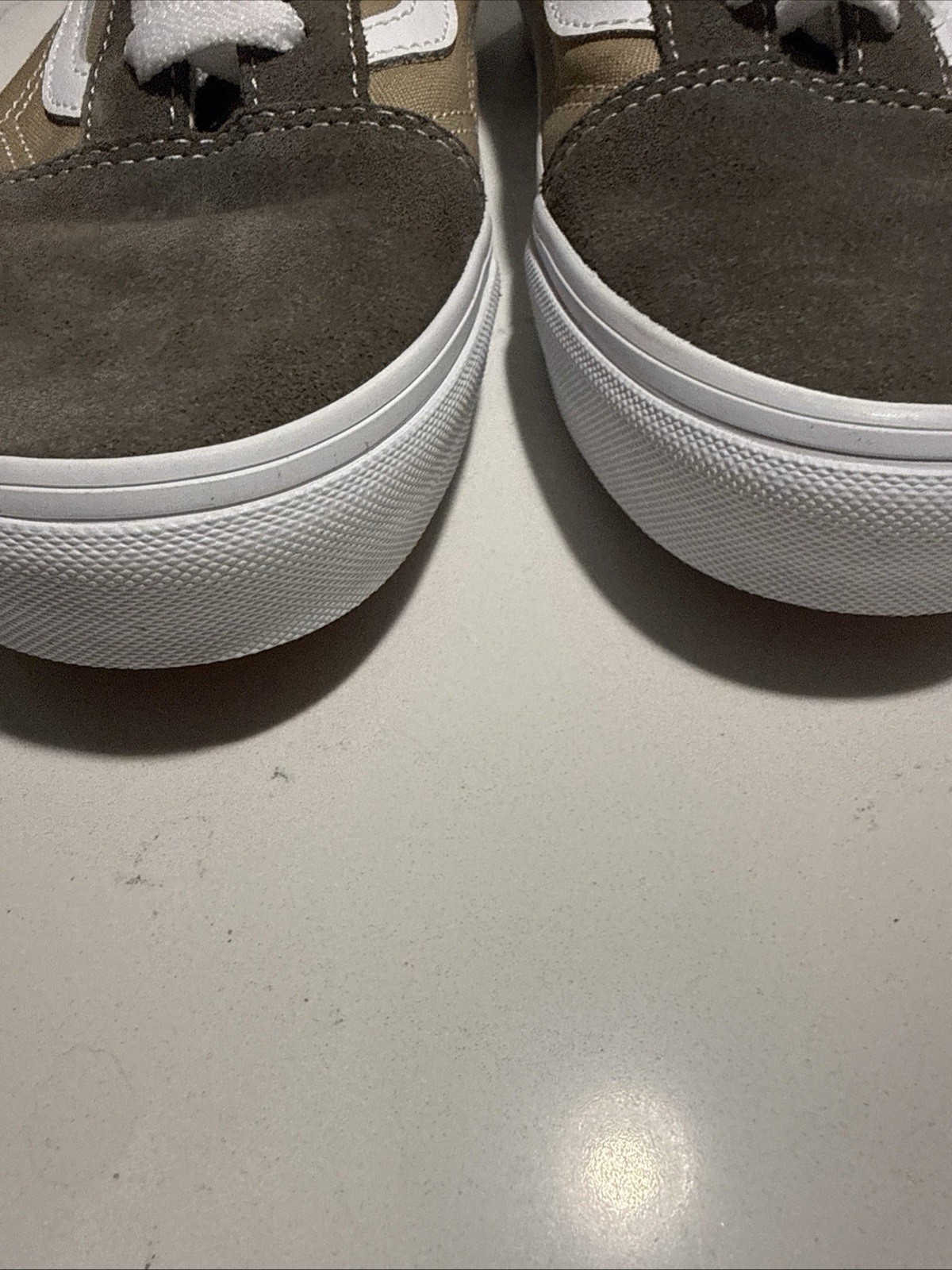 Vans Old Skool Canvas Suede Block Brown VN000CT8BRO Men 8 / Women 9.5 New Box