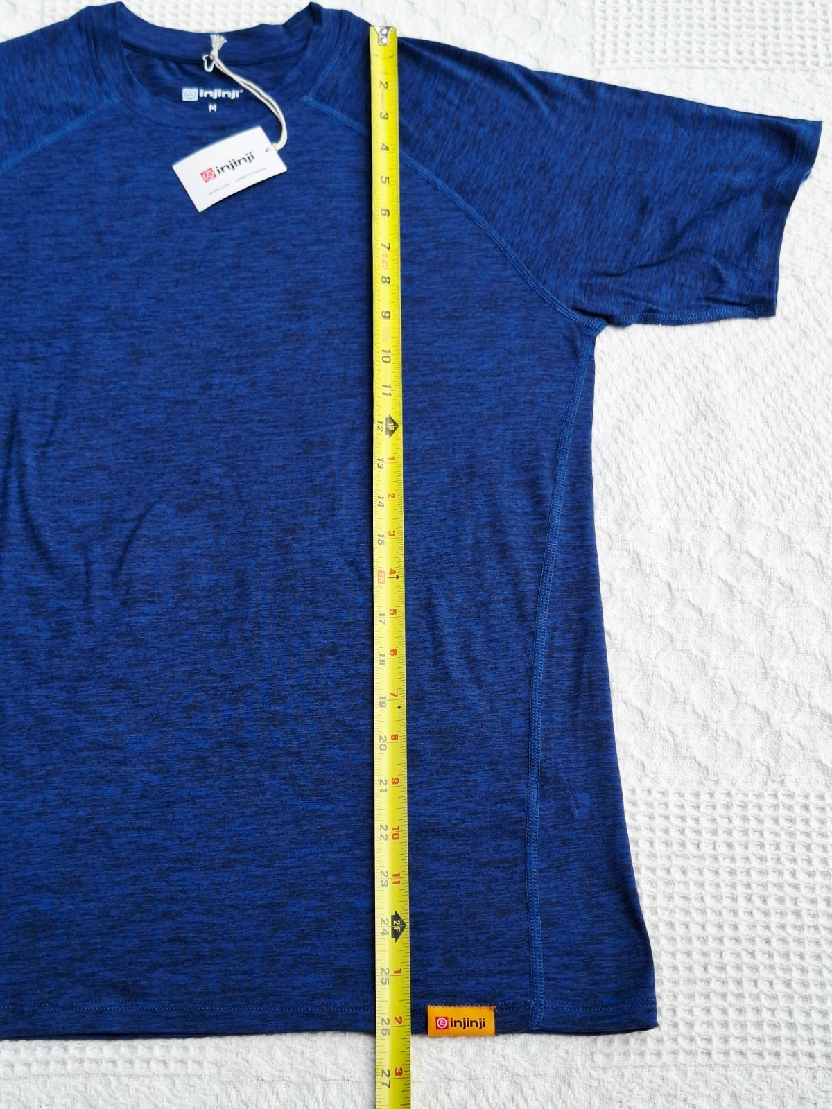 Injinji Performance Mens T-Shirt Short Sleeve Running Gym Workout Medium