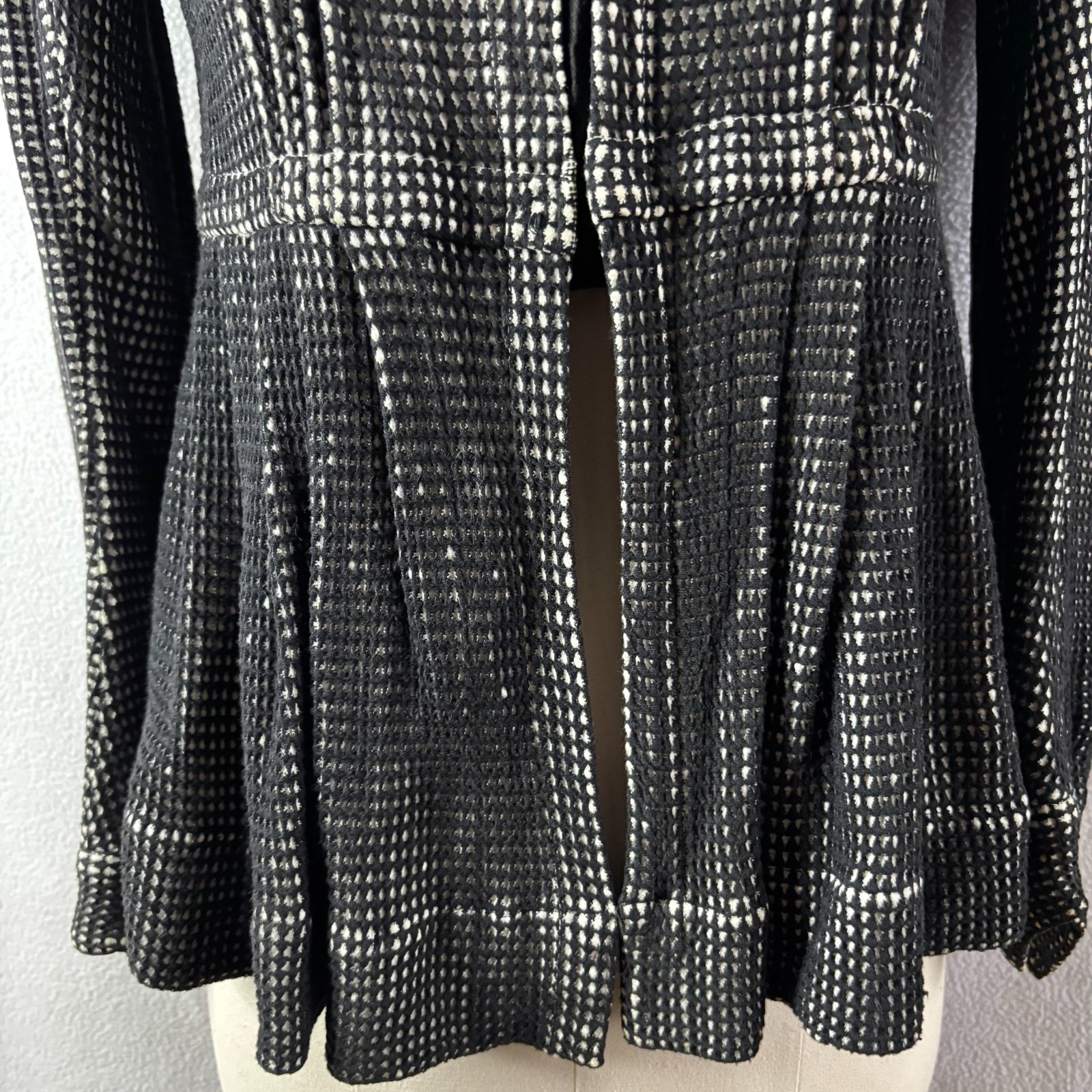 Hungarian Handmade Traditional Folk Top Jacket with Peplum Small