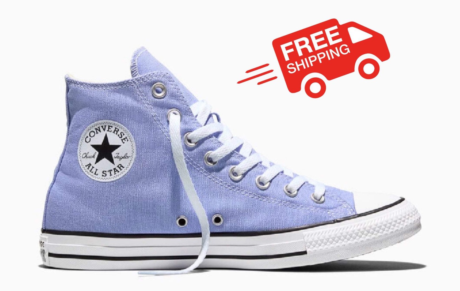 Converse Chuck Taylor All-Star Very Peri Purple Canvas High-Top Sneakers Unisex