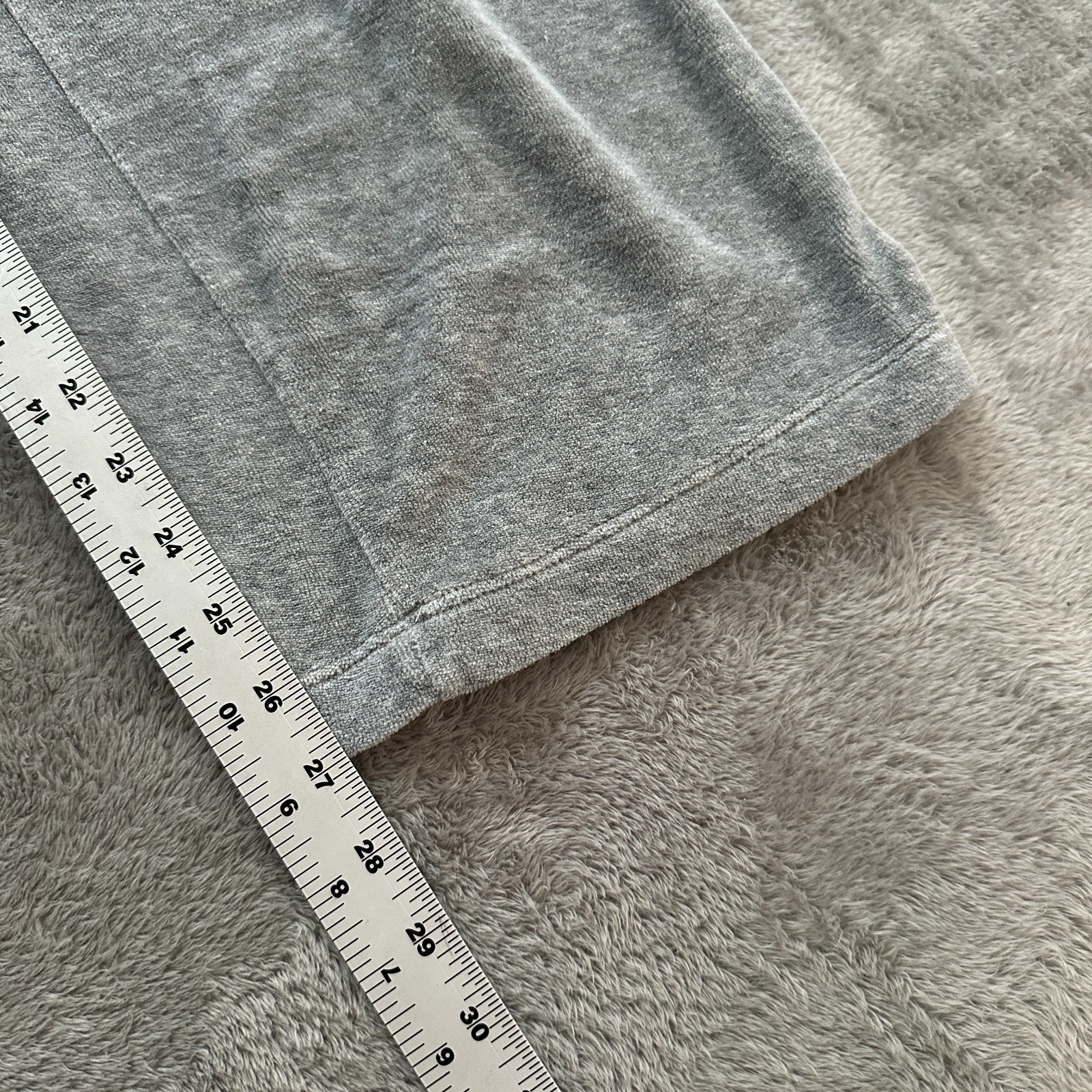 PerfectWhiteTee Perfect White Tee Straight Leg Pants Women’s XS Gray Cotton