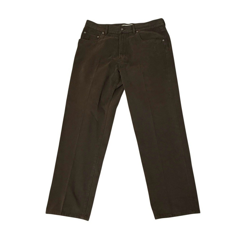 Indigo Palms Tommy BahamaClassic Fit Brown Cordoroy Pants 36X30(hemmed to 28)