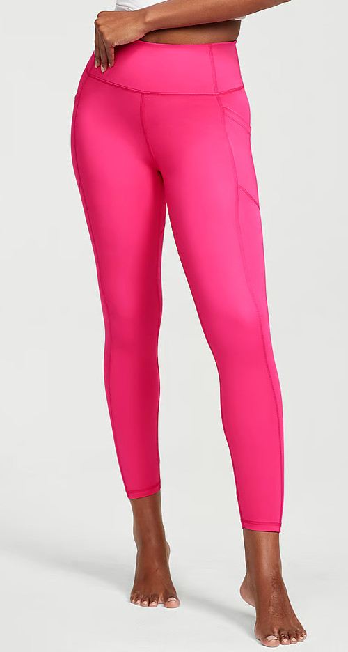 Victoria’s Secret Featherweight Max Sports Bra + Leggings Forever Pink 38DD XL