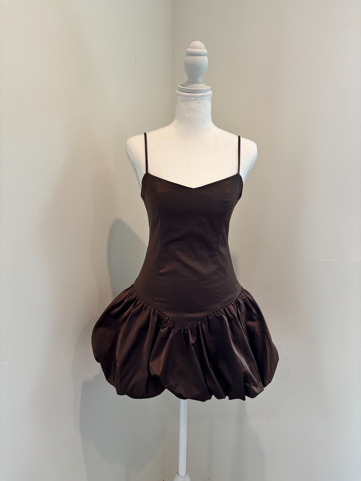 Revolve Lioness Dollhouse Mini Dress in Coffee Size Small