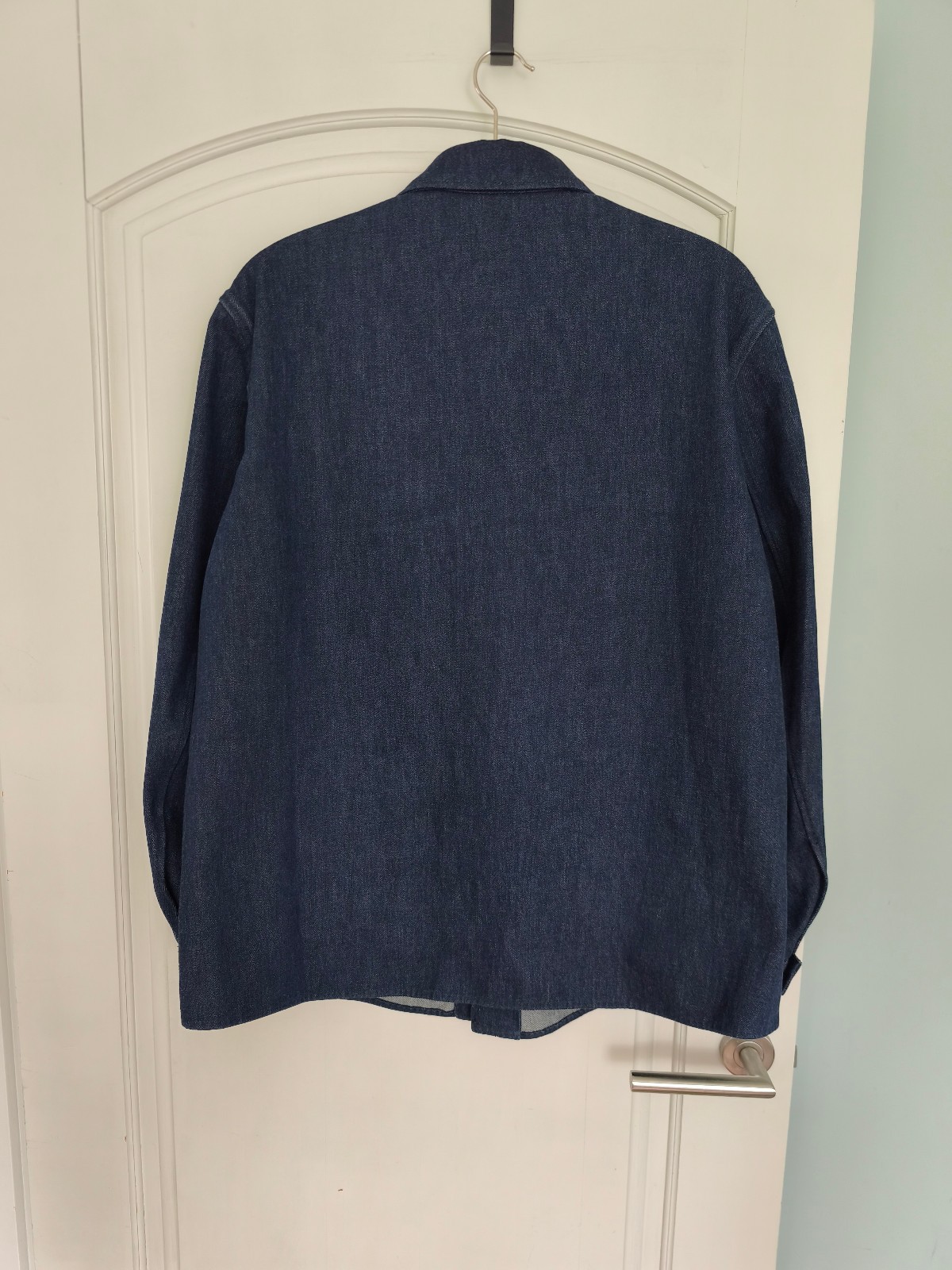 A.W. Bauer & Co Deadstock Denim Chore Jacket Handmade Sweden Size Approx. Mens L