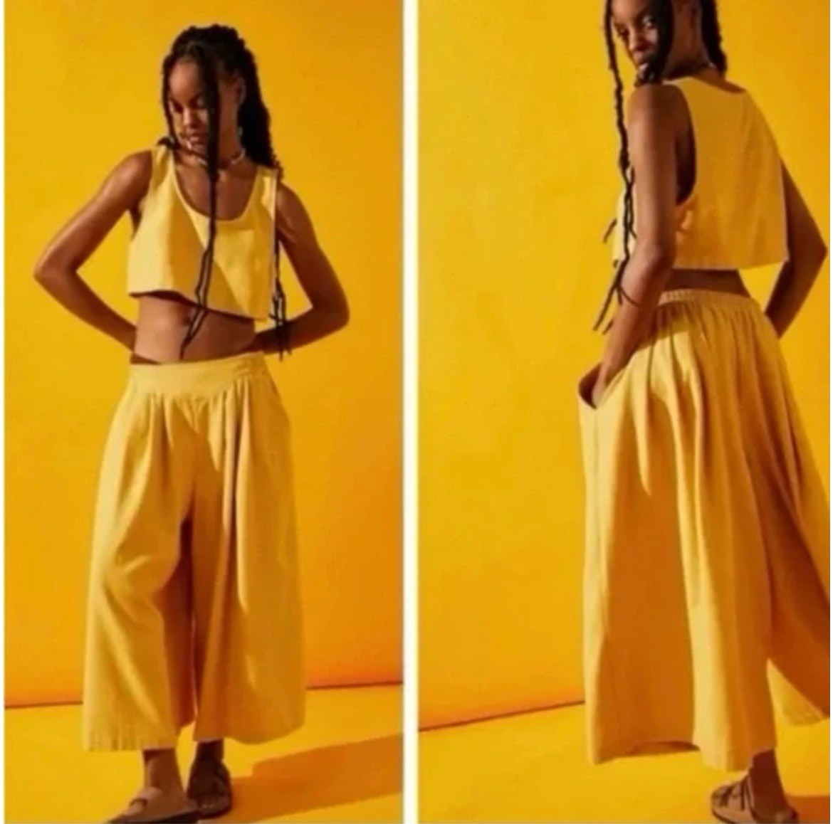 Free People Maritza Culottes Set XS Ret 119